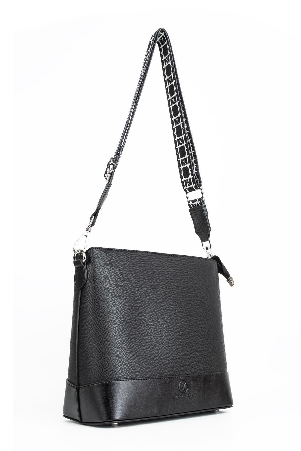 HNB-Madame Vera Mv011 Istanbul Black Shoulder Bag - Crossbody, Rk 1