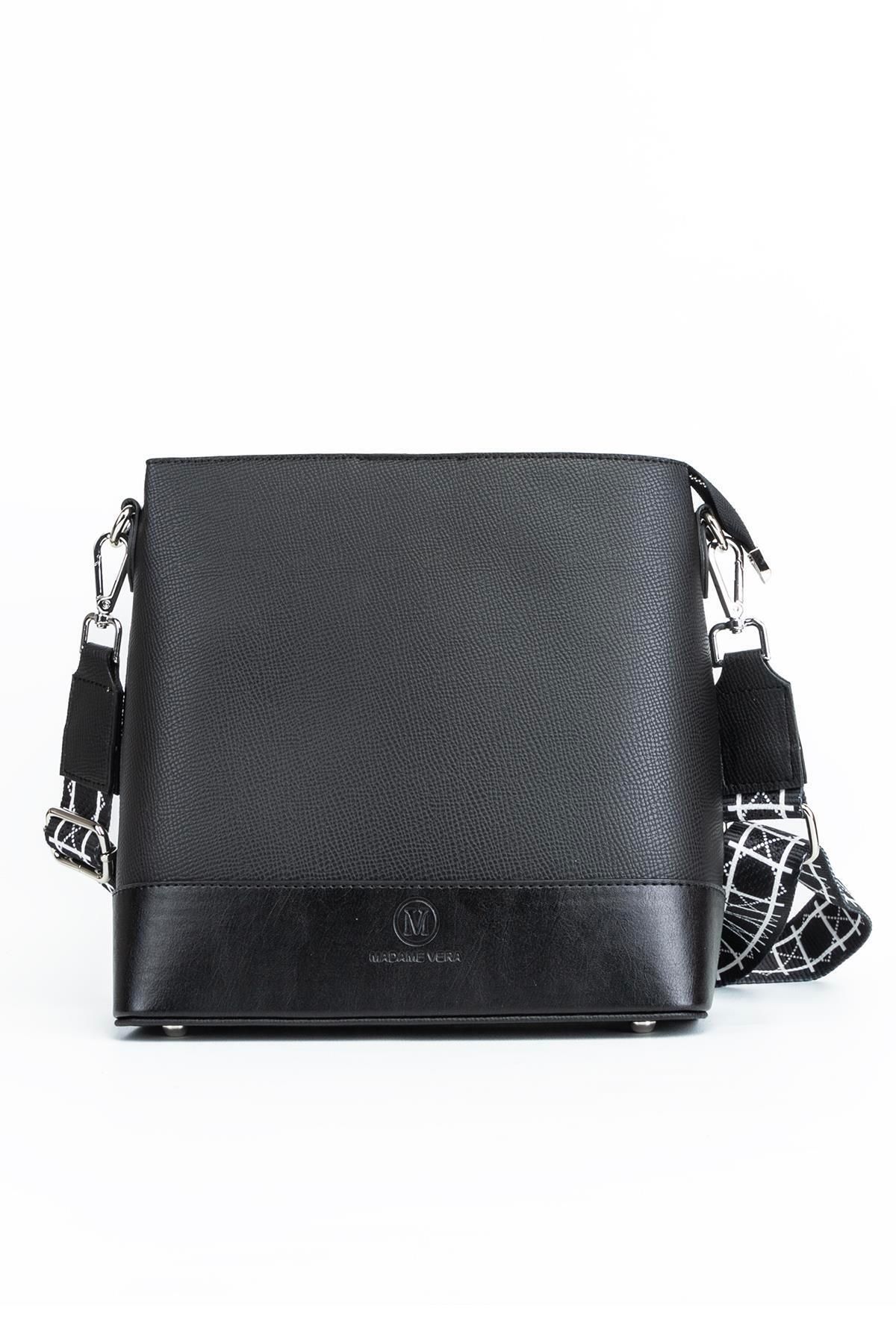 HNB-Madame Vera Mv011 Istanbul Black Shoulder Bag - Crossbody, Rk 6