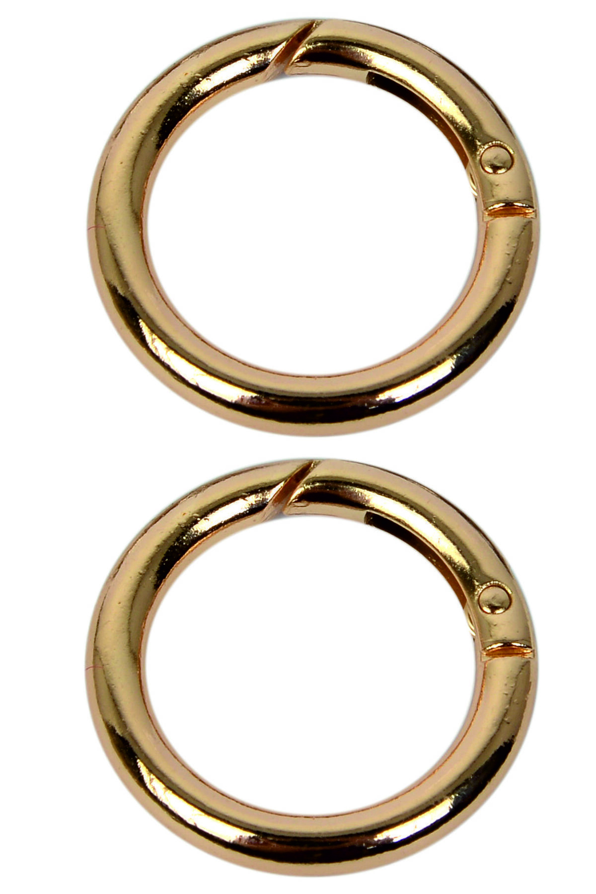 Nildenhobim Çanta Aksesuar Metal Yaylı Halka - Çap : 2.5 Cm (3 Çift )