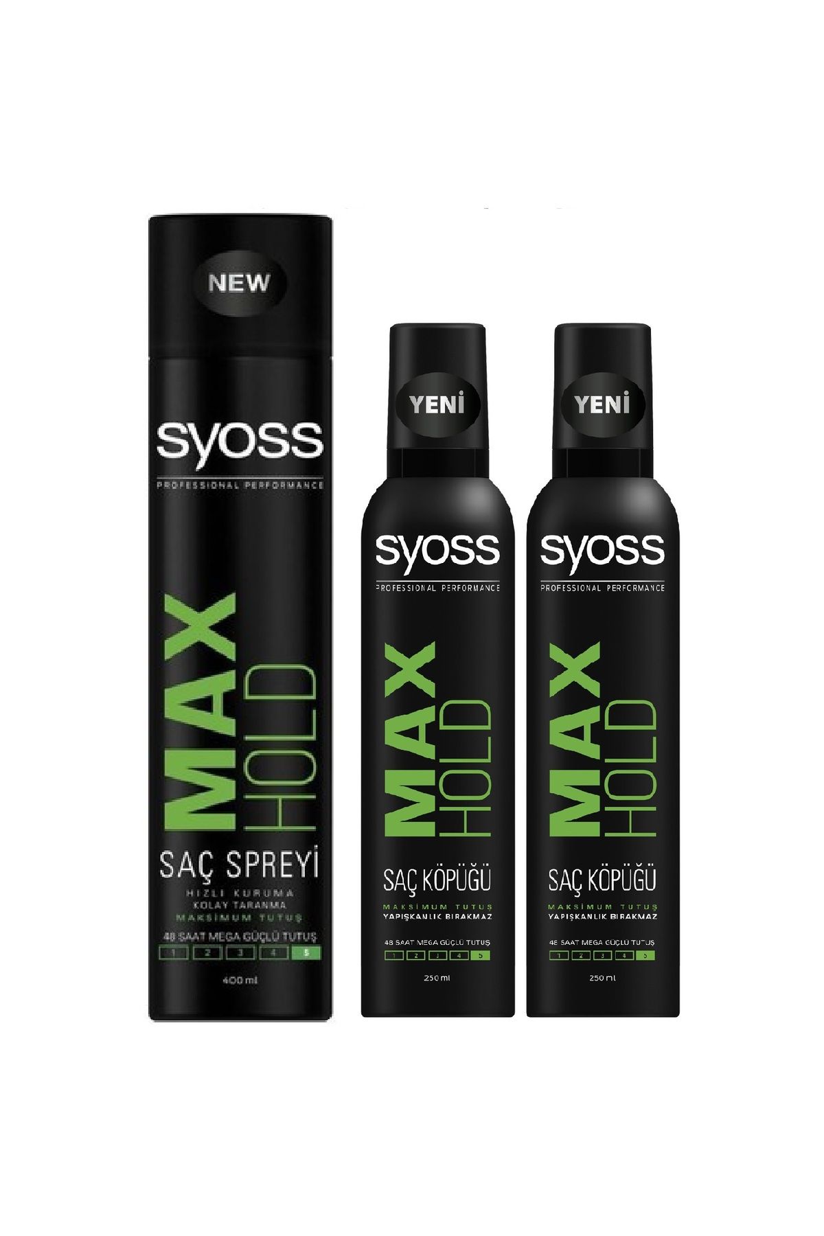 Max Hold ست 3 تایی Syoss