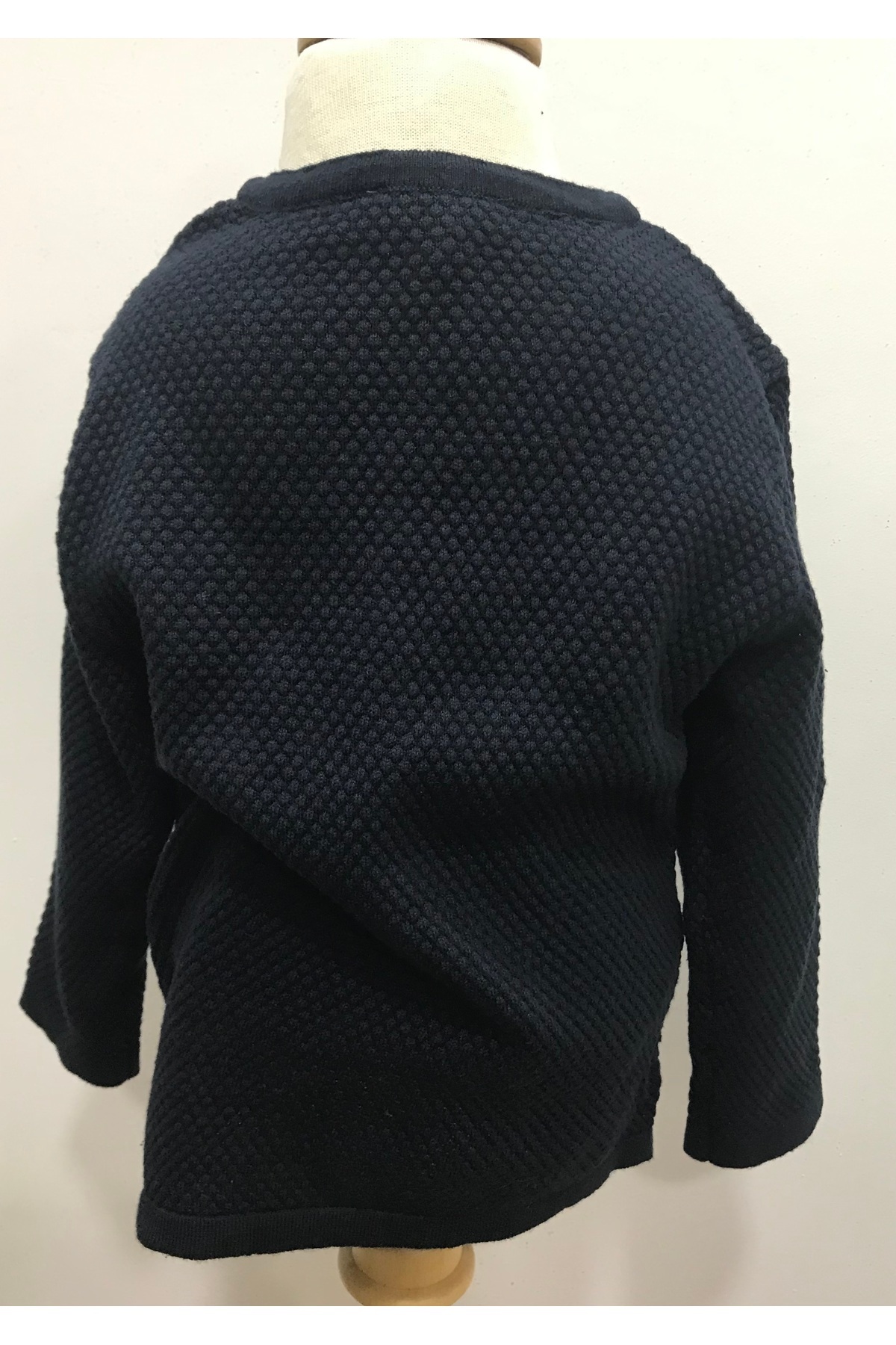 çikoby KIZ BEBEK LACİVERT TRİKO HIRKA fotoğrafı 4 (önizleme)