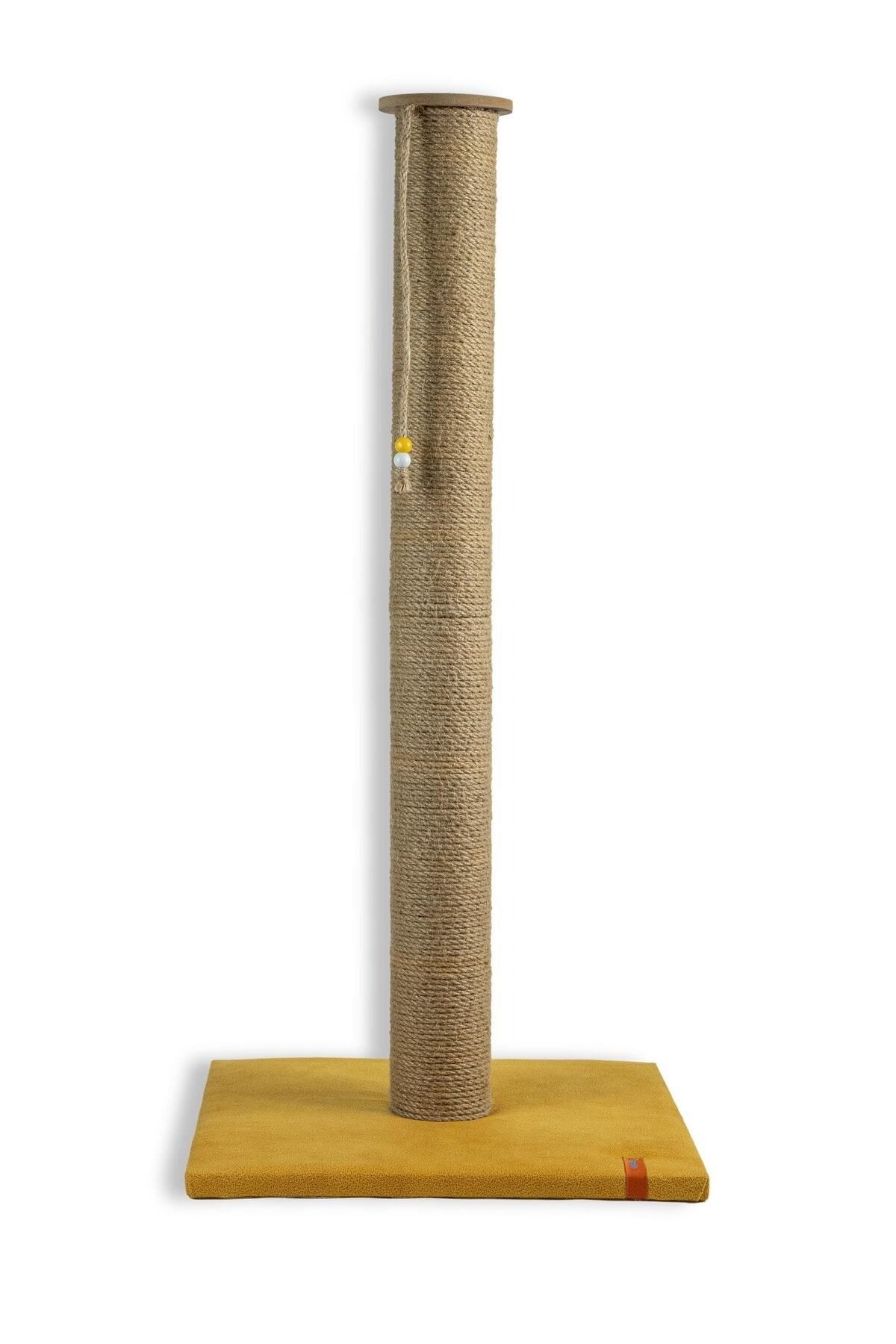 PUGALO-90 Cm Large Cat Scratching Board Long Scratching Board with Catnip Yellow 3