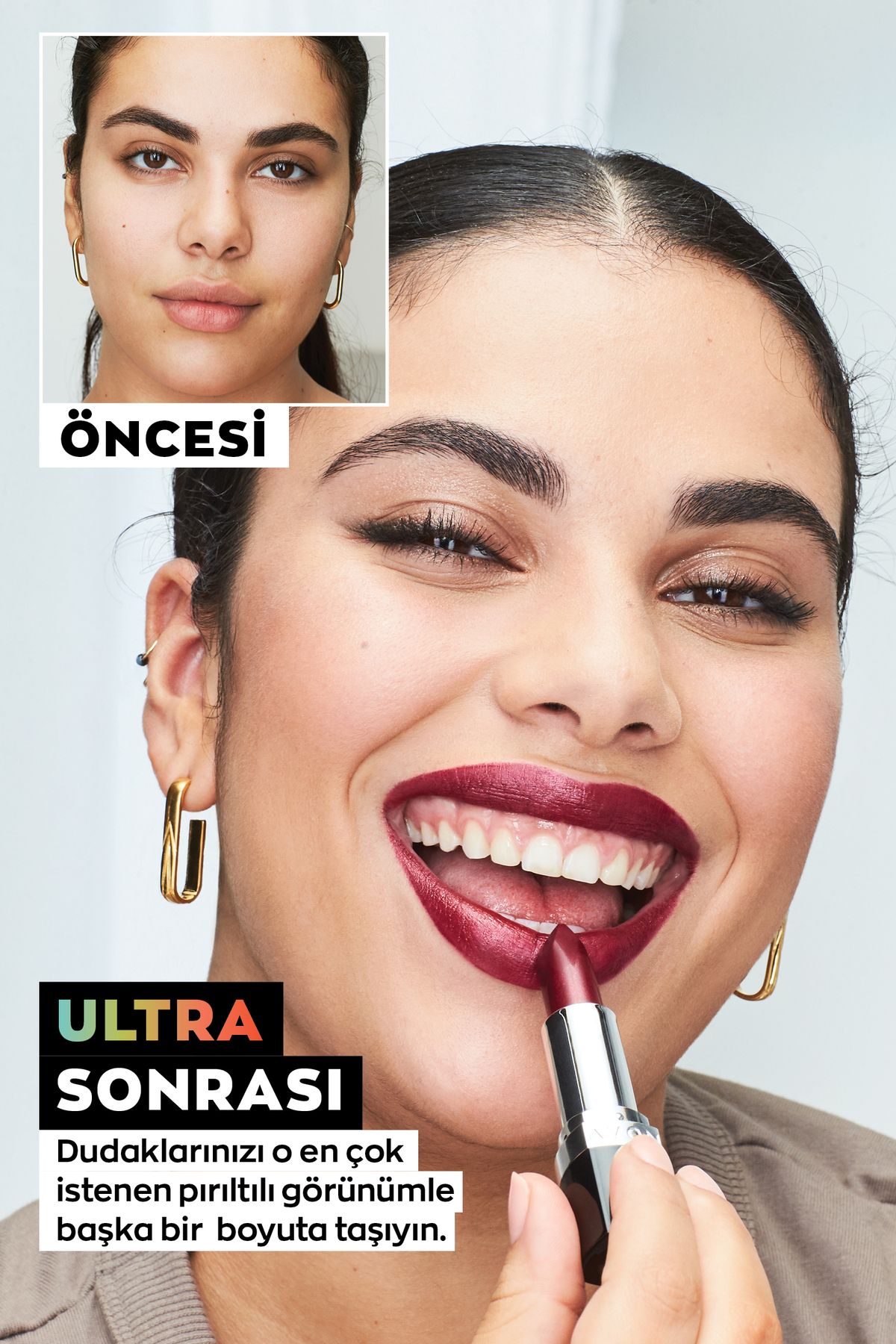 رژ لب Ultra Shimmer - Rosy Lumos Avon