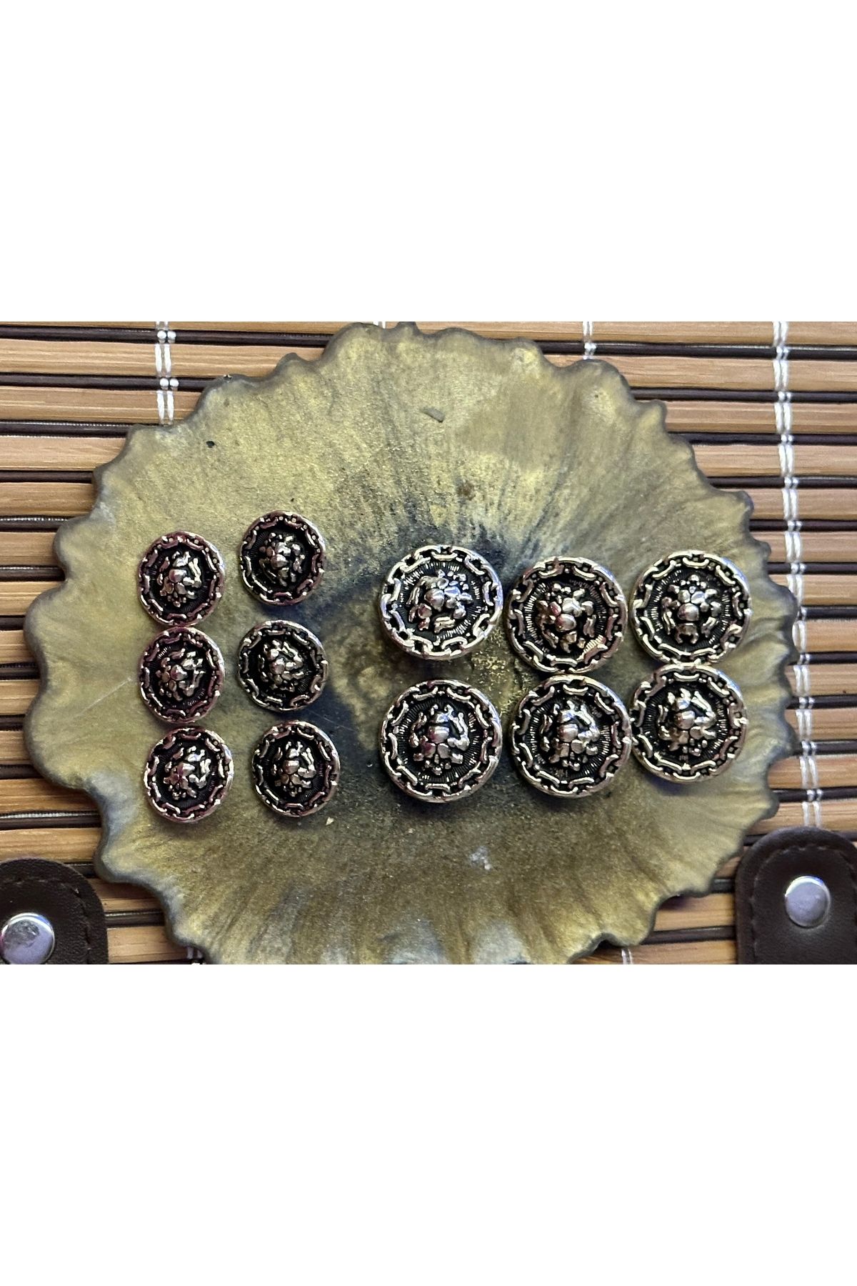 ODDA TASARIM ATÖLYESİ-Blazer button set with rope pattern edges 1