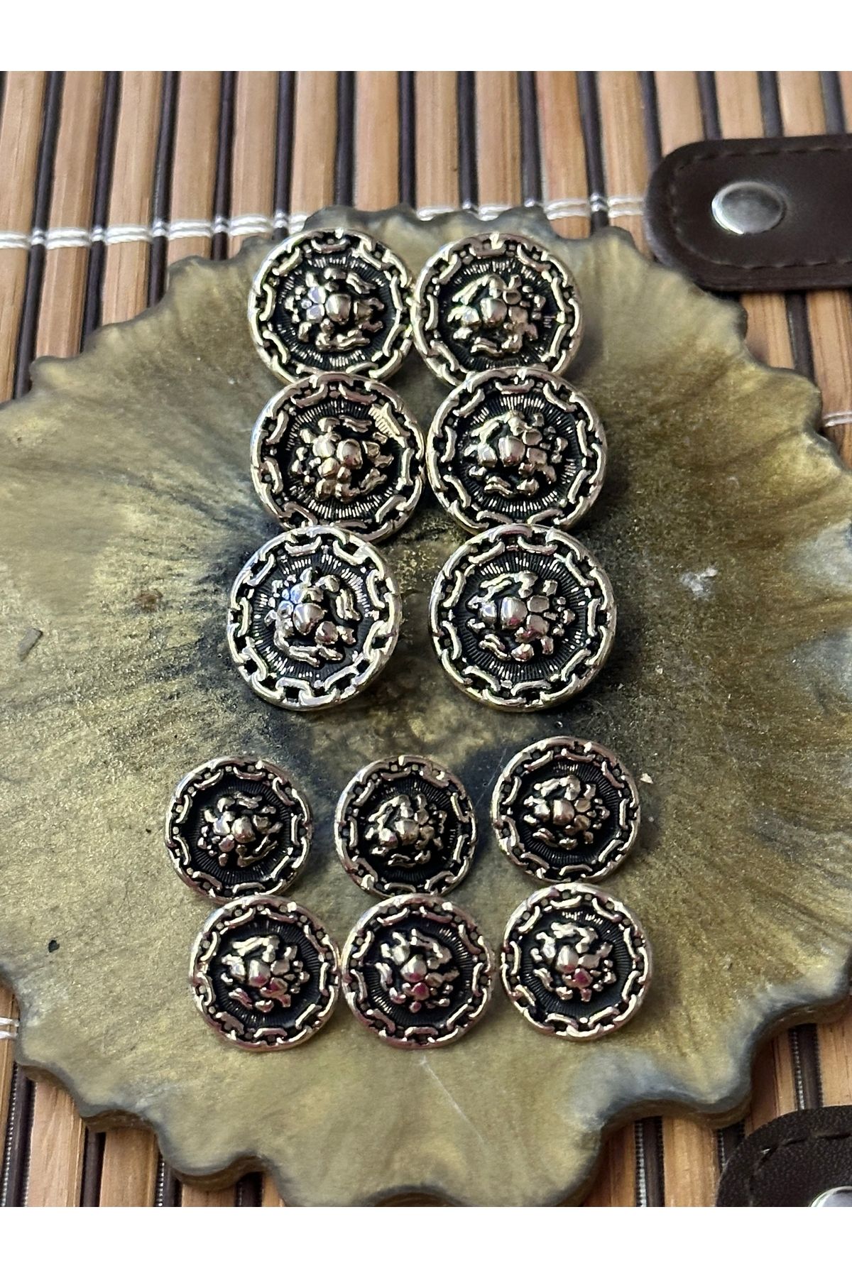 ODDA TASARIM ATÖLYESİ-Blazer button set with rope pattern edges 4