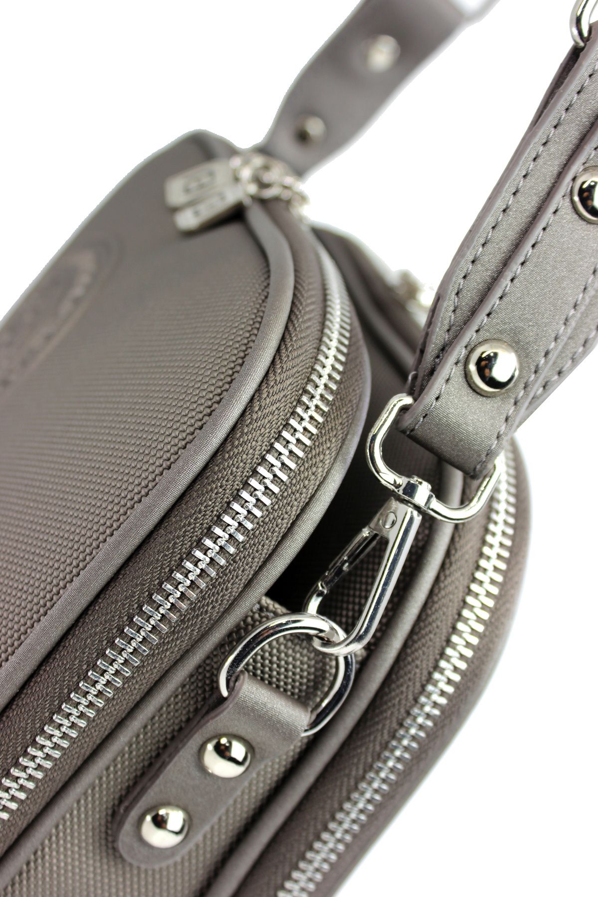 Just Polo Omuz ve Çapraz Askılı Çanta - Gri