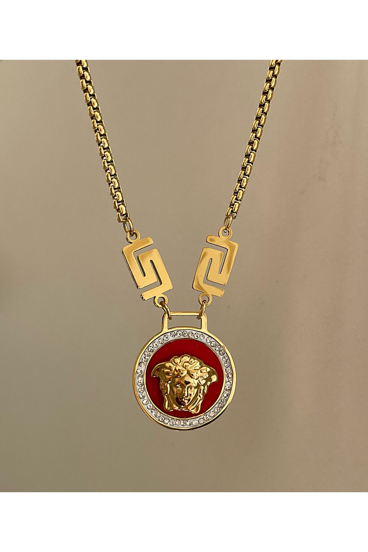 Versace deals icon necklace