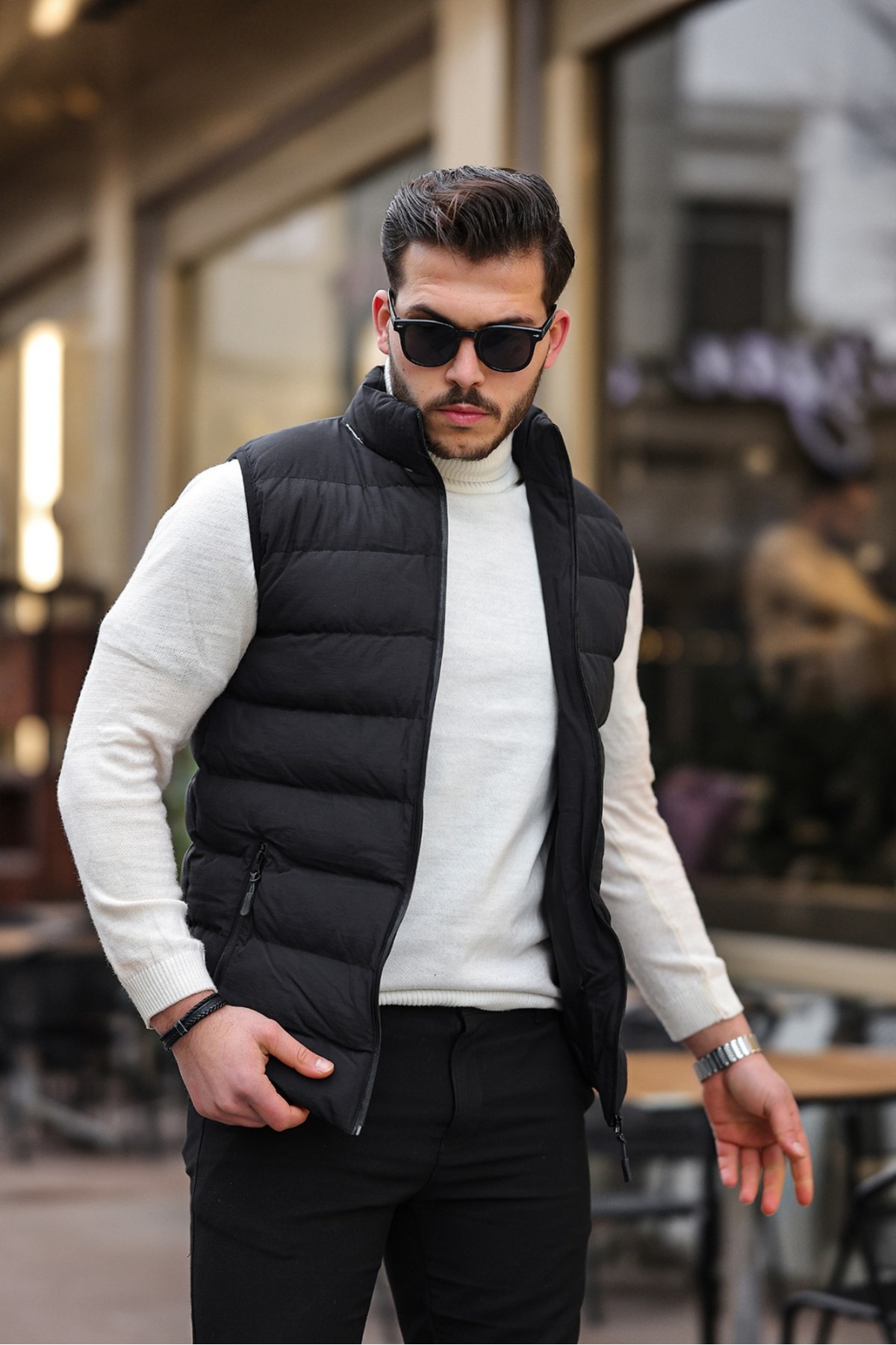 ژاکت مردانه مشکی Kawimoda | 1772 اورجینال - تصویر 2