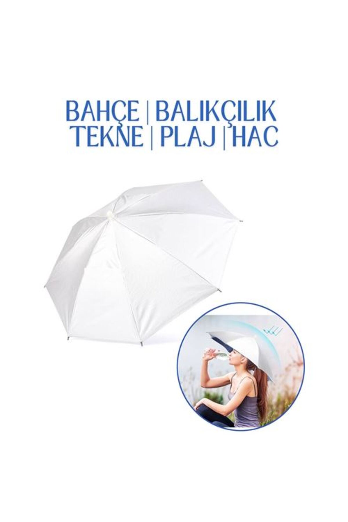 Mlvx Relax Hands Free 4 Season Head Umbrella 716267 Mlv Blsm