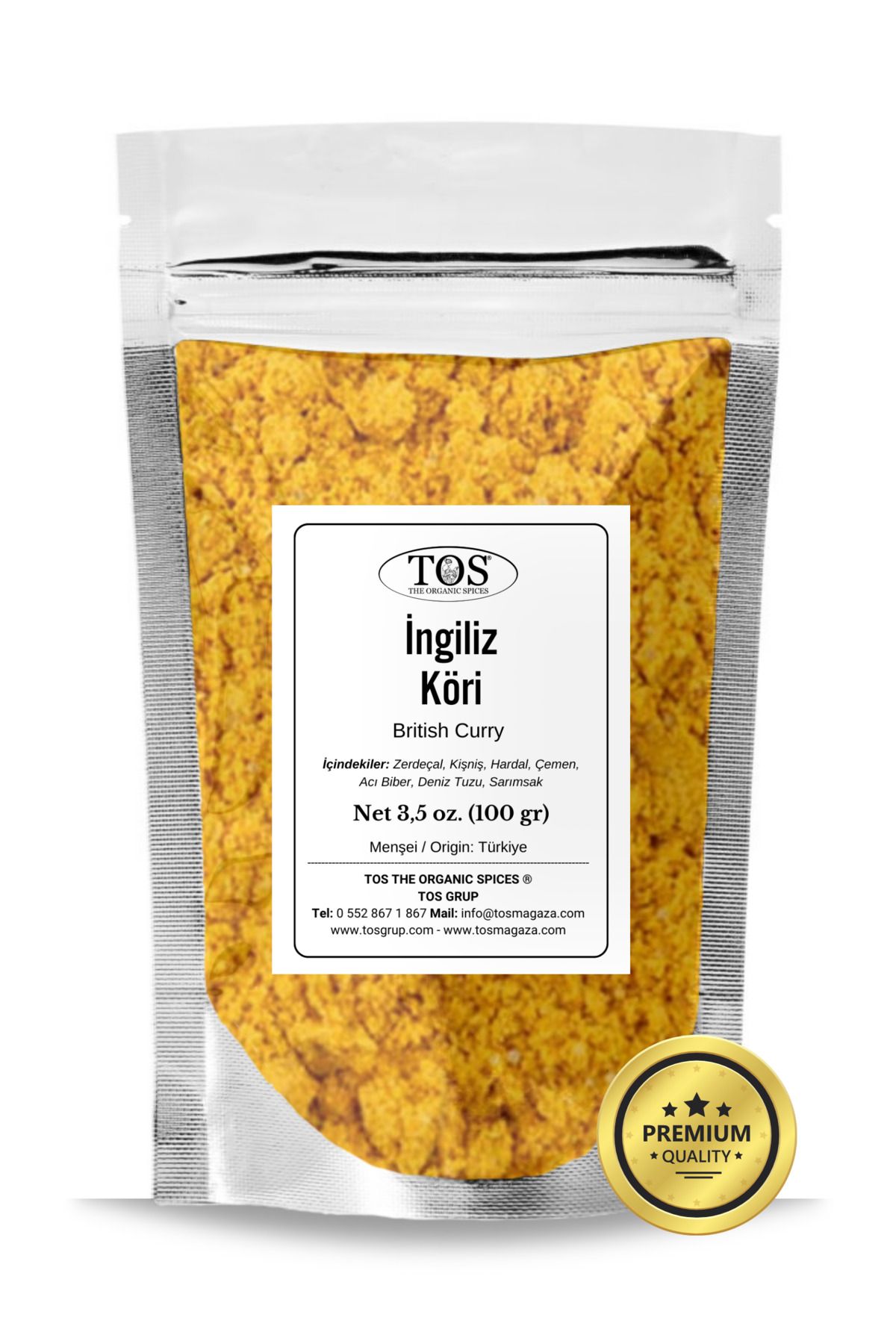 TOS The Organic Spices - 100 г приправы карри, подходящей для детей (1.  Качество) | AliExpress