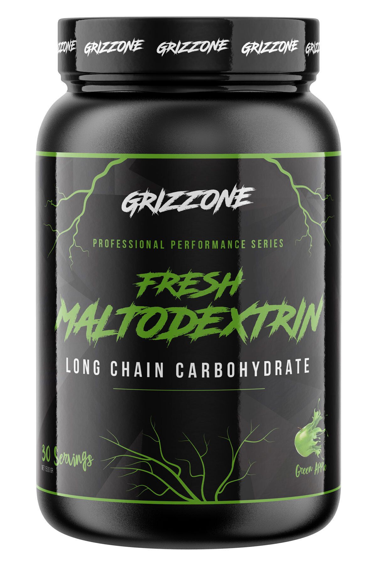 GRIZZONE MALTODEXSTRIN 30 SERVIS 1500 GR FRESCO SERI GREEN APPLE