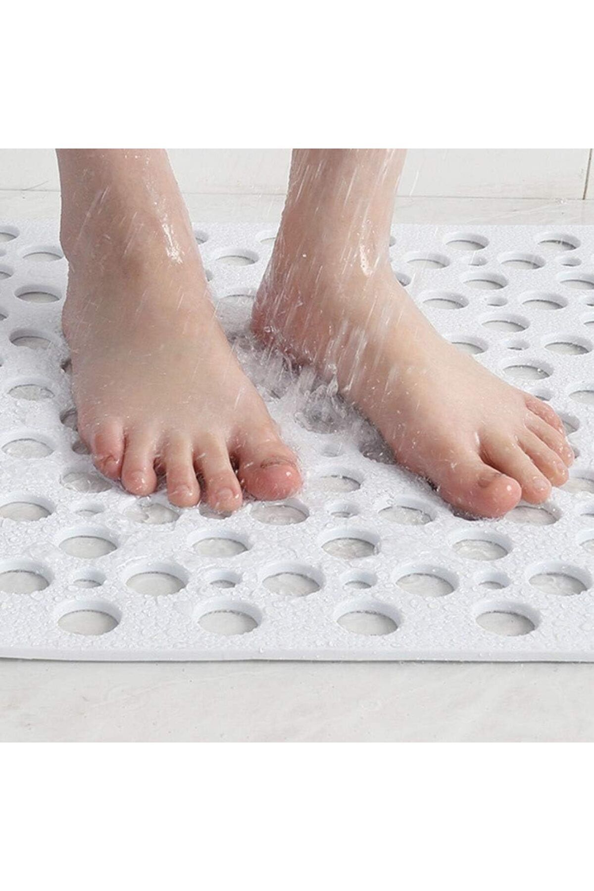 MAİN SHOP Kare Bubble Bath Math Banyo & Duş Kaydırmazı Beyaz Renk 2 ...