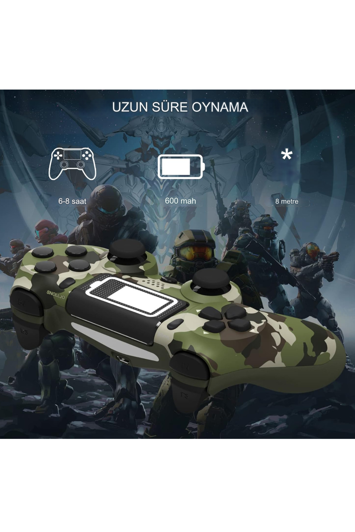 Yeni Nesil Kablosuz Oyun Kolu Playstation 4 Için Rgb Oyun Kolu 6