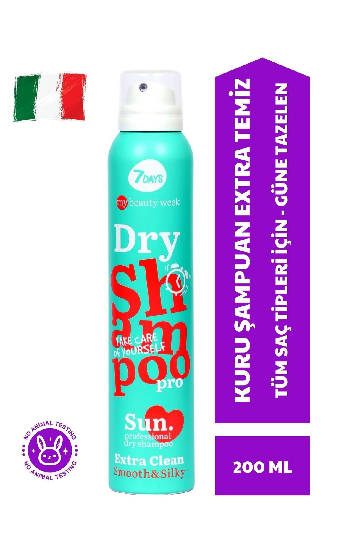 7DAYS Pürüzsüz-ipeksi Saçlar Için Kuru Şampuan Ekstra Temiz Yağlanmış Saçları Yeniler