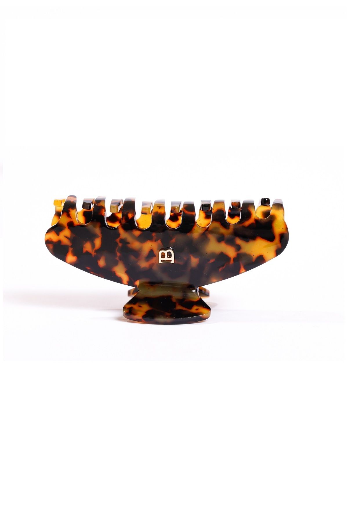 Roberta Lorenz-Leopard Patterned Latch Buckle 10 Cm| High Quality Acetate Material Buy 4 Pay 3 3