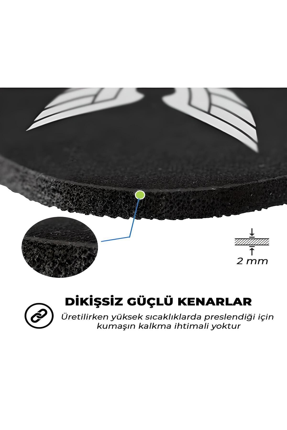 ulu-Black Mouse Pad 27x23 Cm Keyboard Mouse Pads Medium Size Mousepad 4