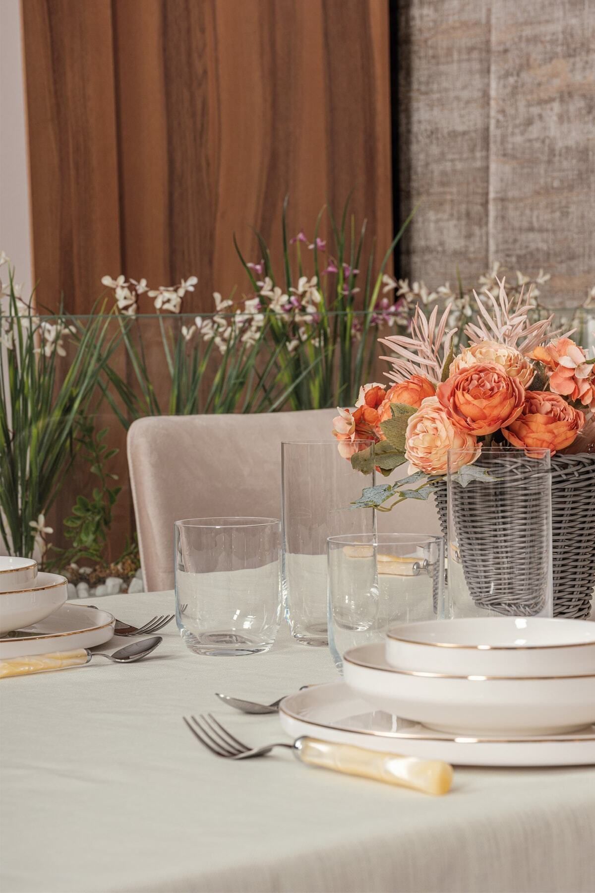Cotton Box-Plain Tablecloth Cream 155x160 3