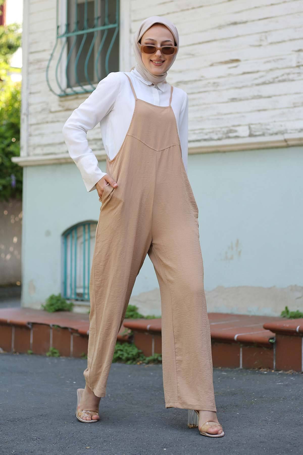 Jumpsuit hijab sale outfit