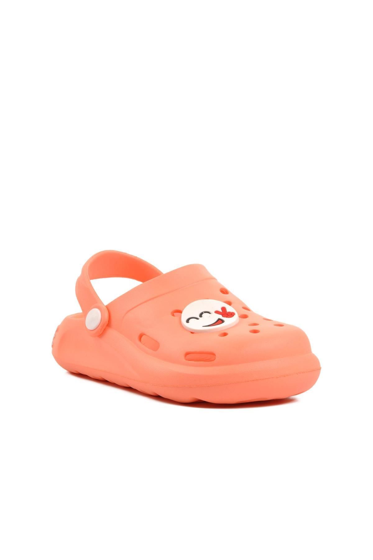 AYAKMOD Brn 1648-f - Papuci Sabo Pentru Copii, Cu Model Somon Unisex - 31
