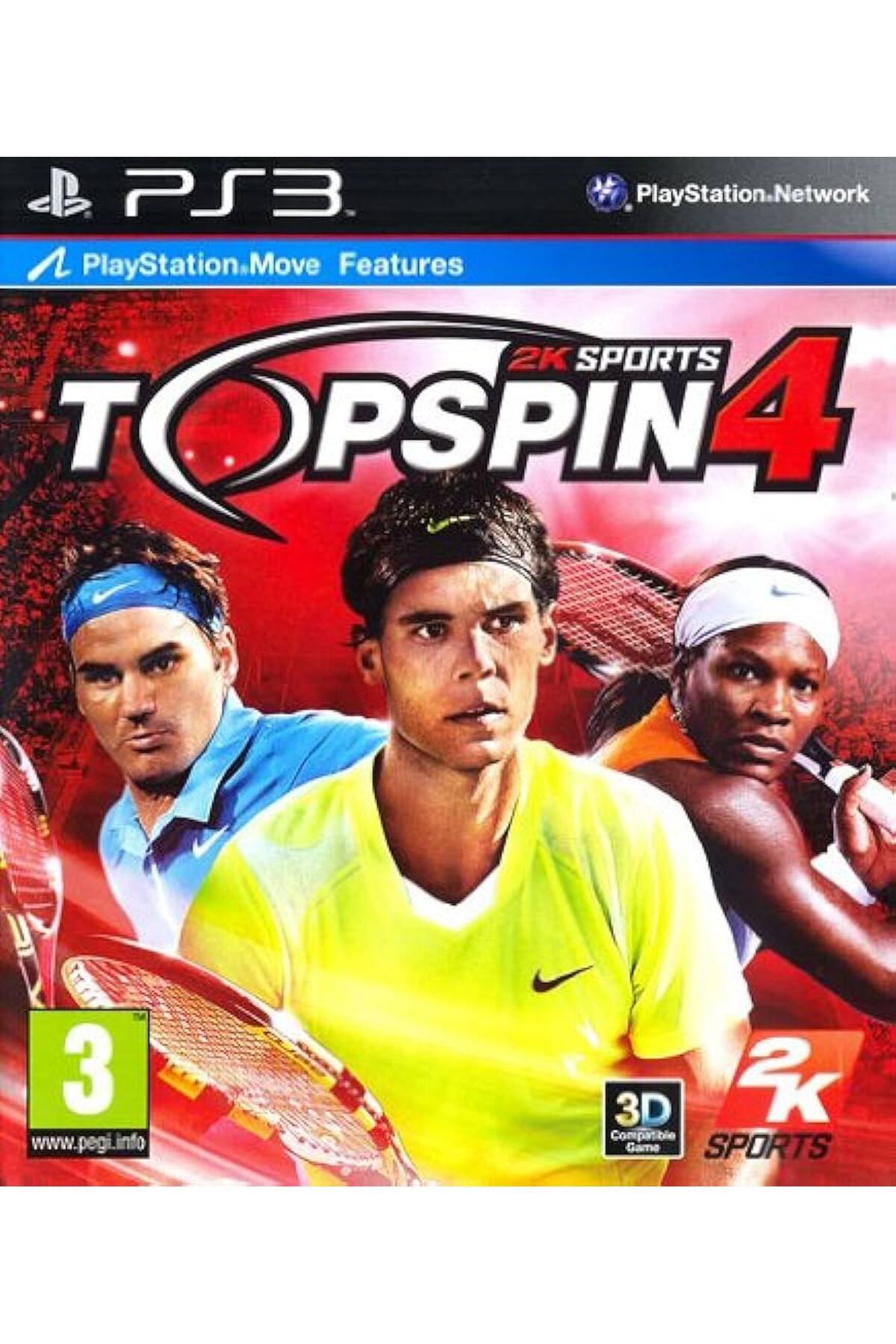 2K Top Spin 4 (Move) Ps3 Oyun