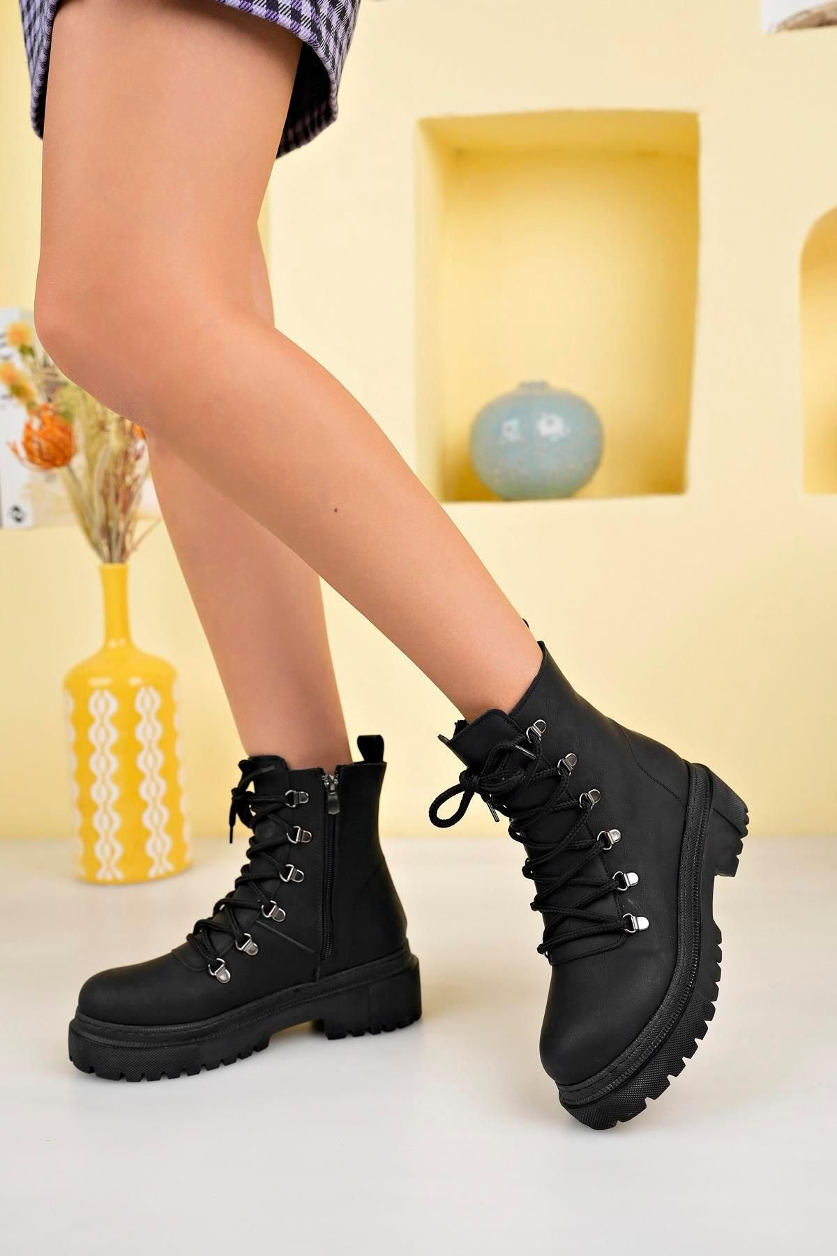 New look black lace boots discount