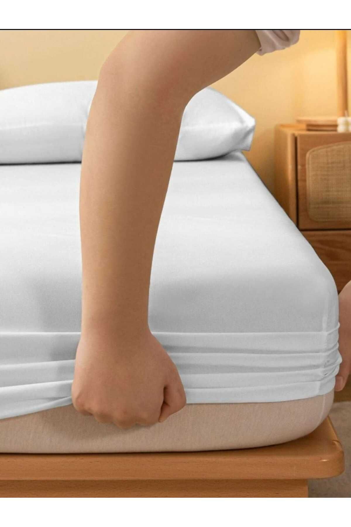 Totem-TotemRanforce Cotton Elastic Sheet Set with Pillowcase 3