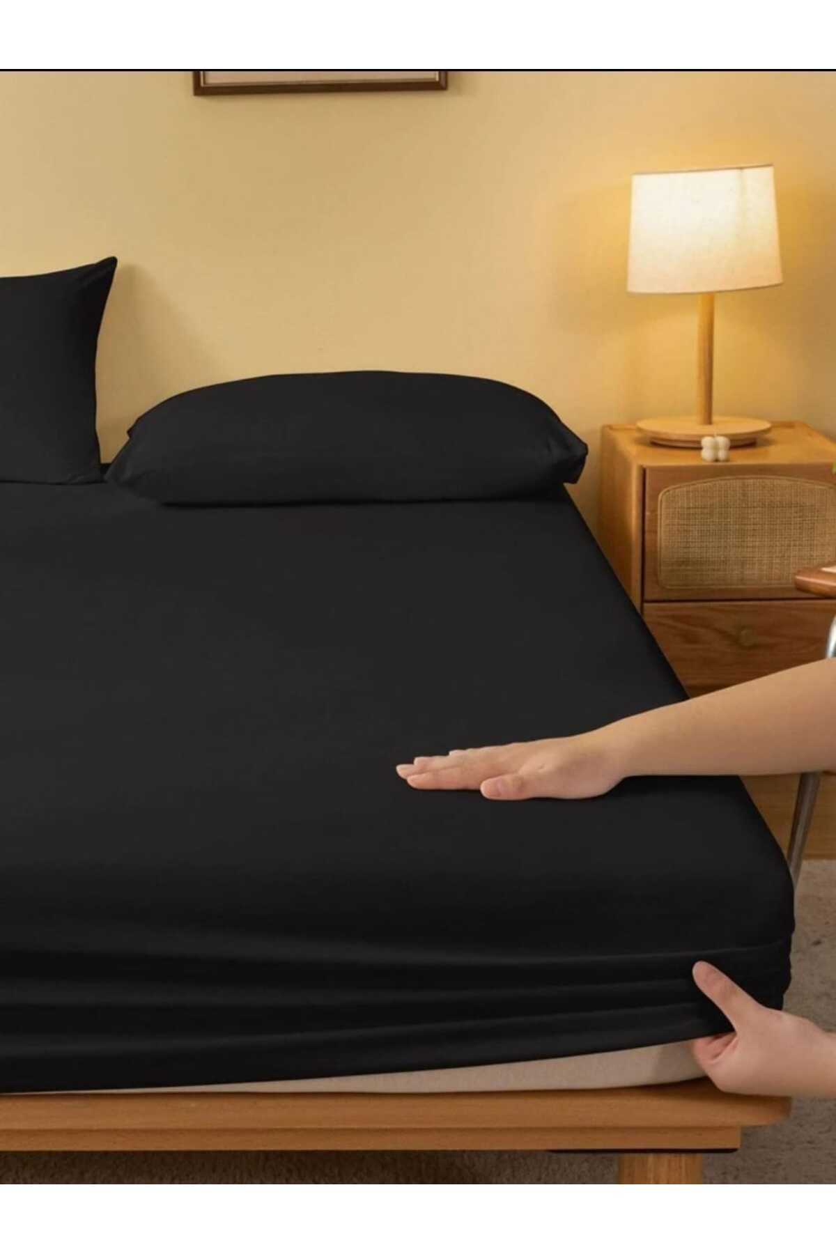 Totem-TotemRanforce Cotton Elastic Sheet Set with Pillowcase 2