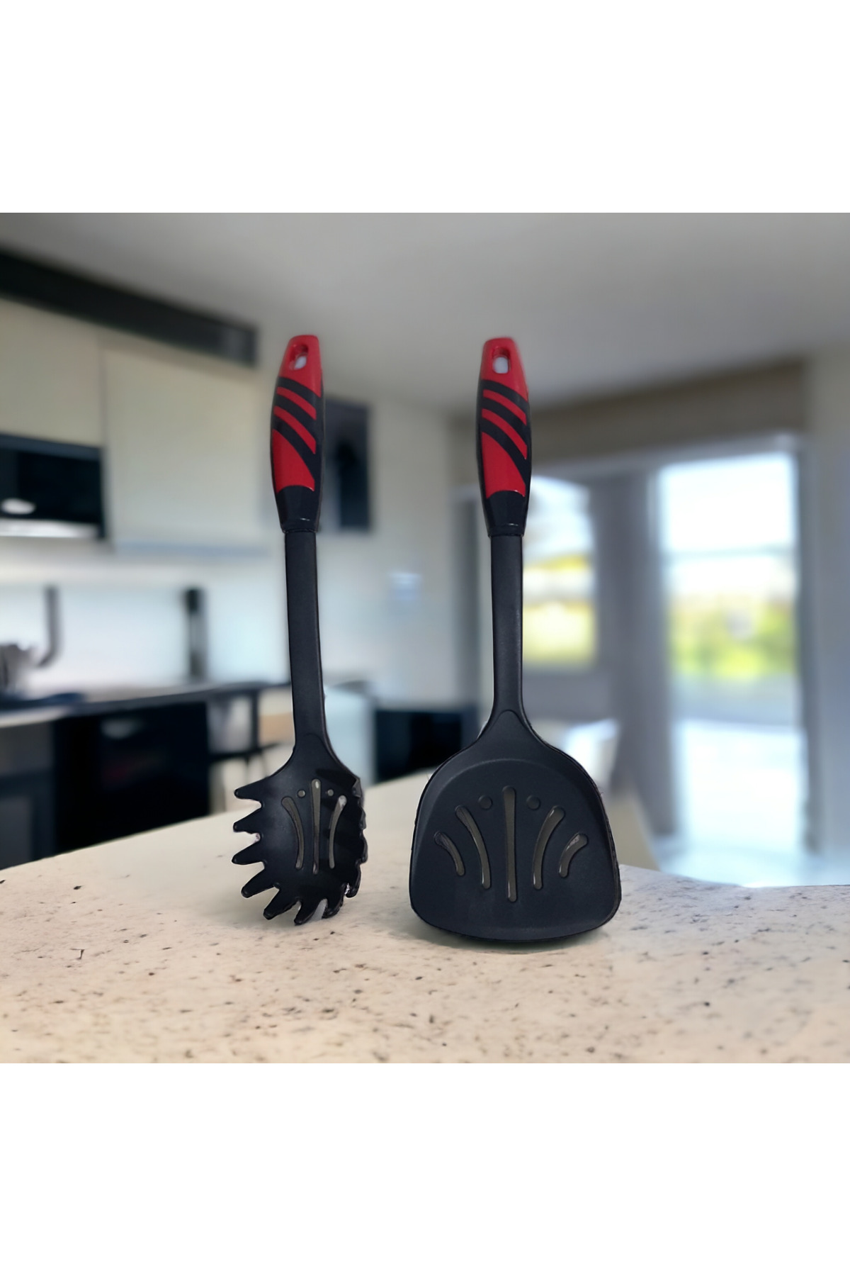 Plastic Inverter and Plastic Pasta Ladle - Set of 2