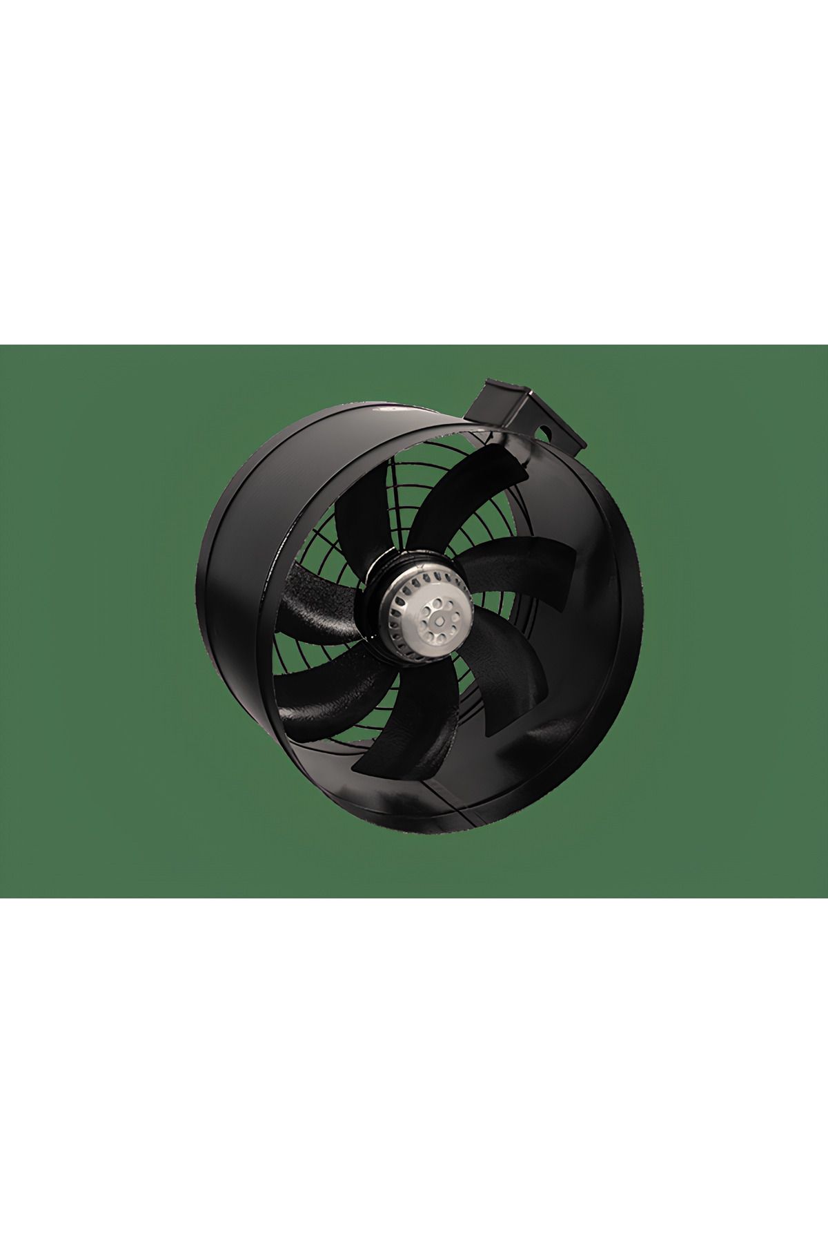 TECOFAN AYBT 400 DIŞTAN ROTORLU MOTORLU, METAL KANATLI, PERVANELİ, DAİRESEL KASALI, BORU TİPİ AKSİYAL FAN