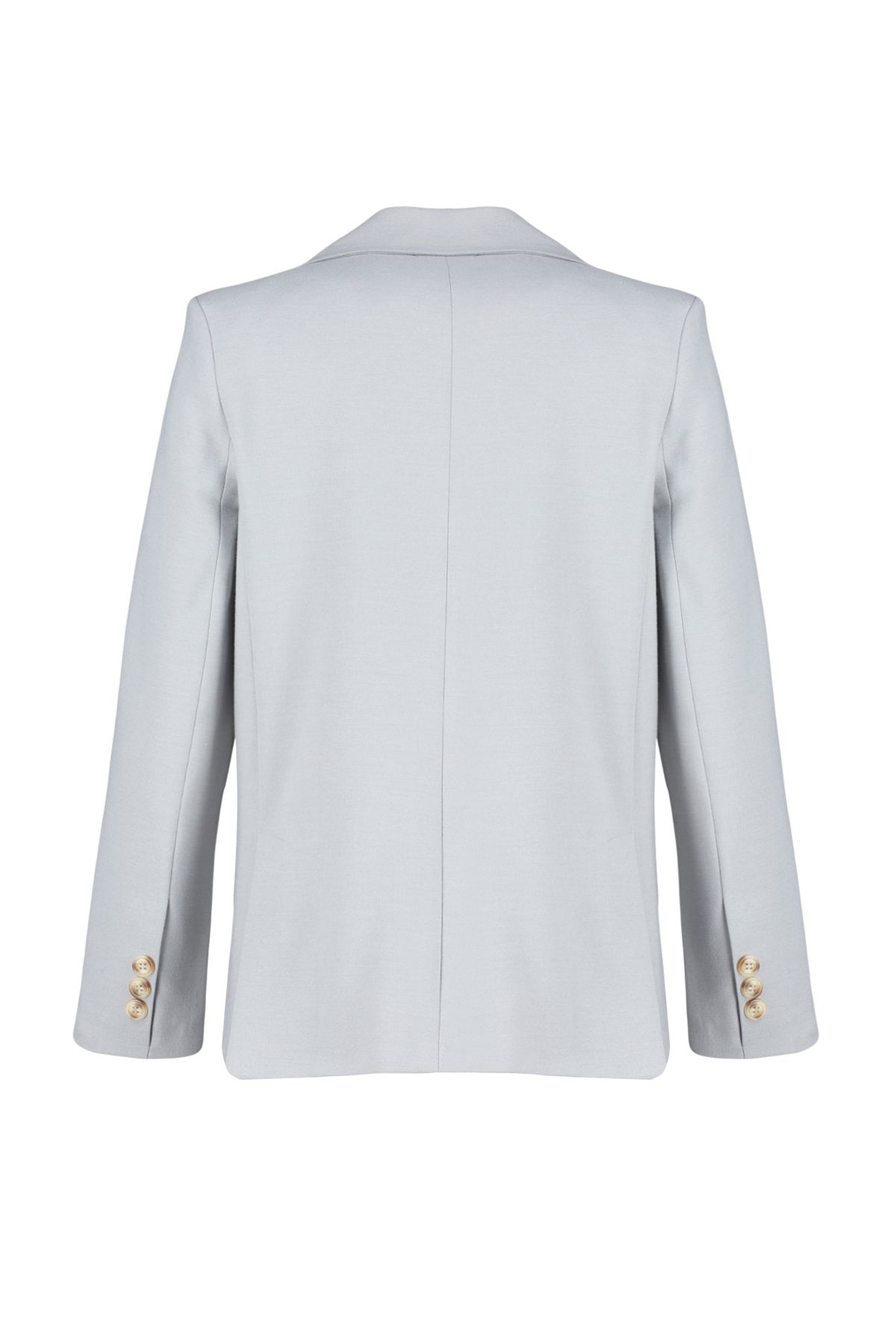 Trendyol Collection-Grau gefütterte gewebte Blazerjacke in limitierter Auflage - TWOAW23BC00132 8