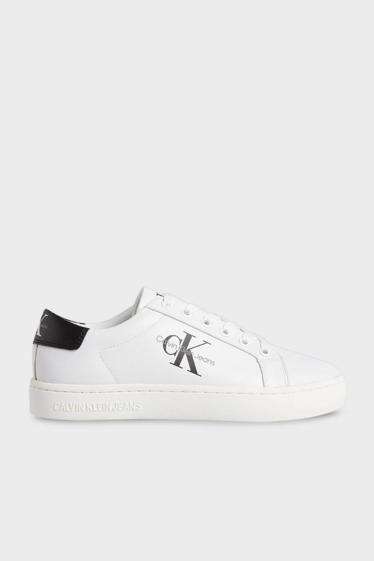 Calvin Klein Bright White Black Sneaker For Woman Girl Trendyol