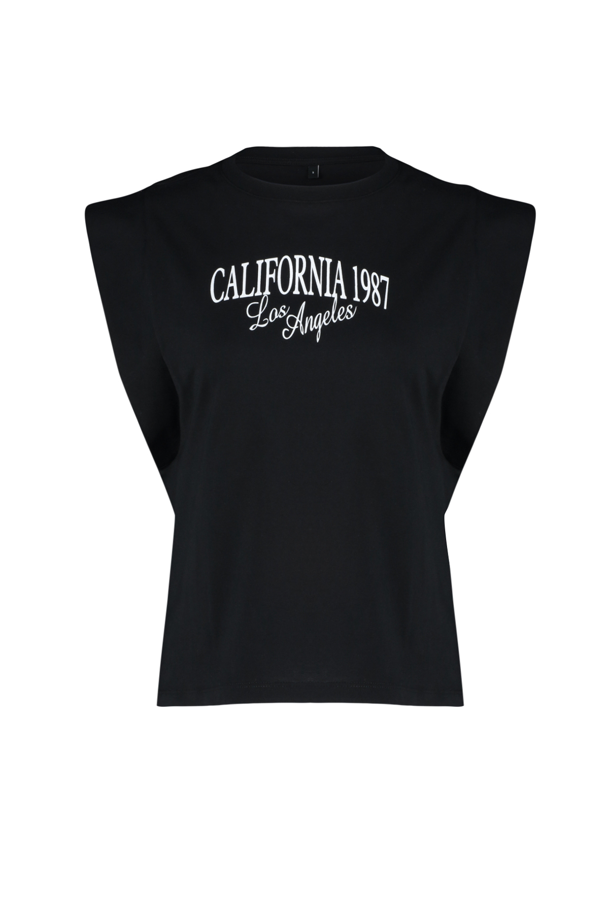 Trendyolmilla  Siyah %100 Pamuk Slogan Baskılı Regular/Normal Kalıp Bisiklet Yaka Örme T-Shirt TWOSS24TS00020 - Görsel 7