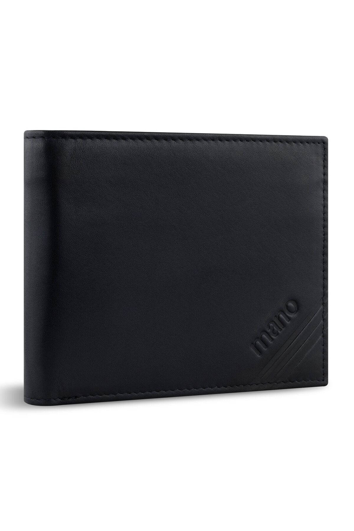 MANO-Don Antonio Geldbörse RFID Schutz Leder 12 cm 2