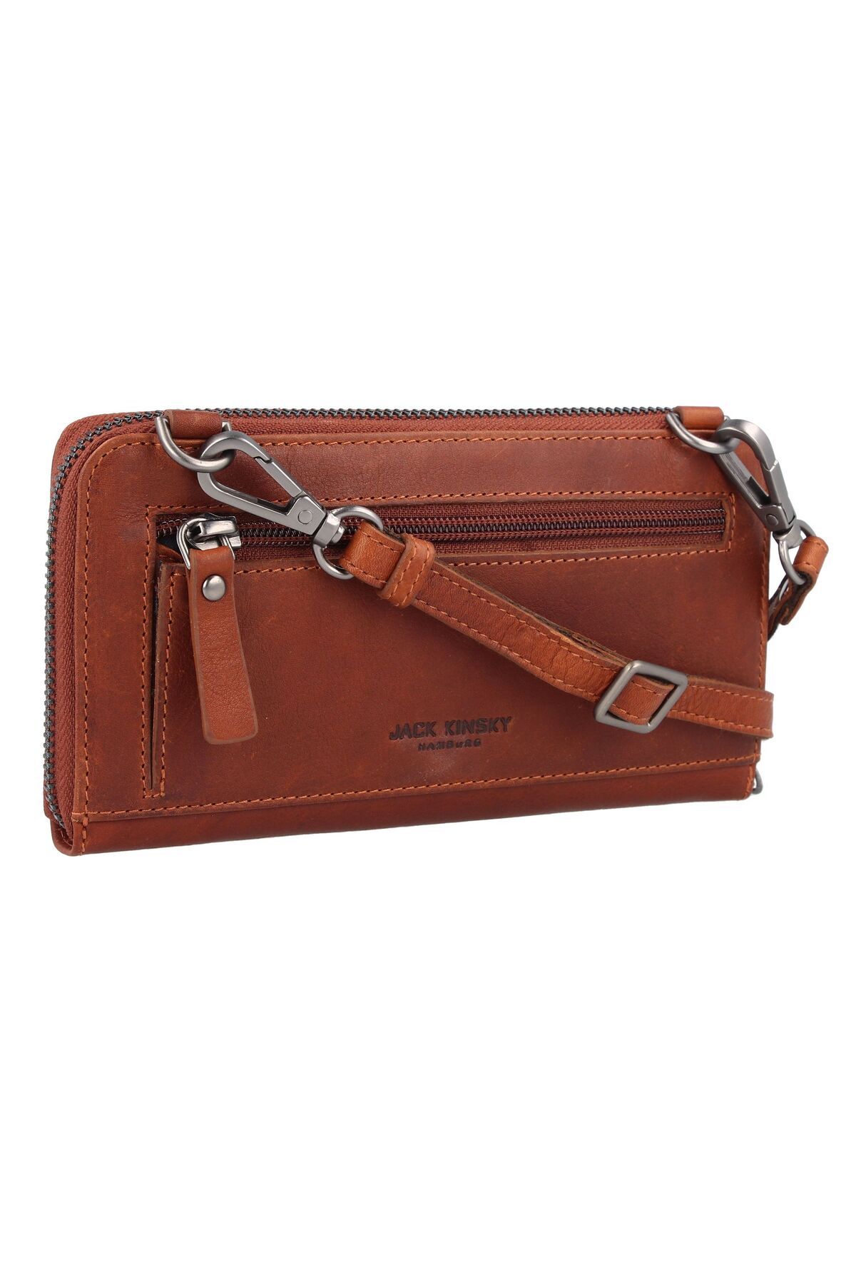 Jack Kinsky-Clutch Geldbörse Leder 19 cm 4