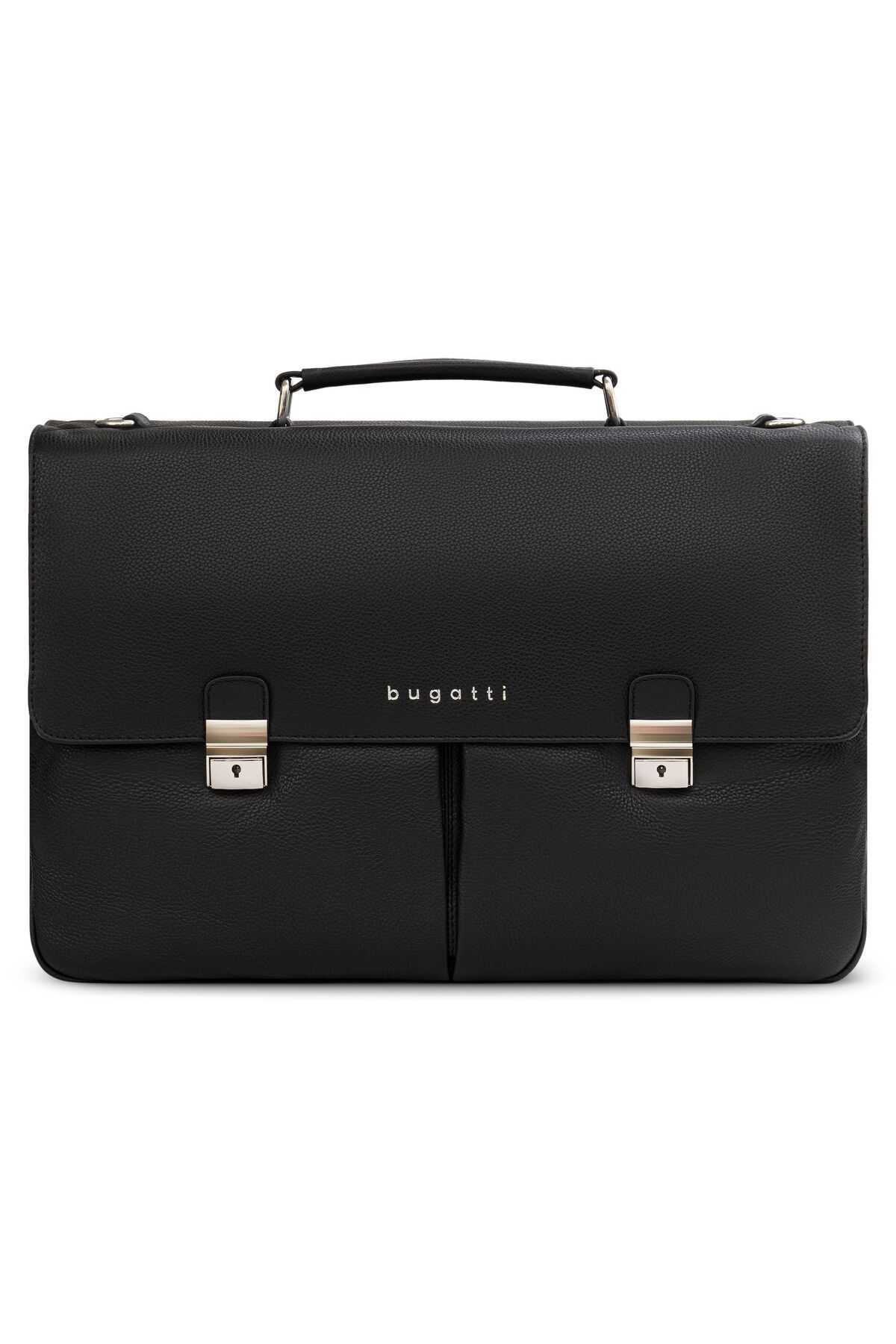 BUGATTI Valencia Aktentasche Xl Leder 3-hauptfächer 43 Cm Laptopfach für Herren - One Size
