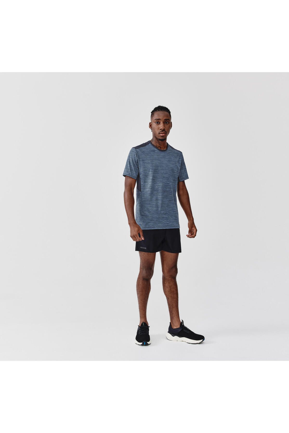 Decathlon-Kalenji Men's Running T-Shirt - Blue - Dry 7