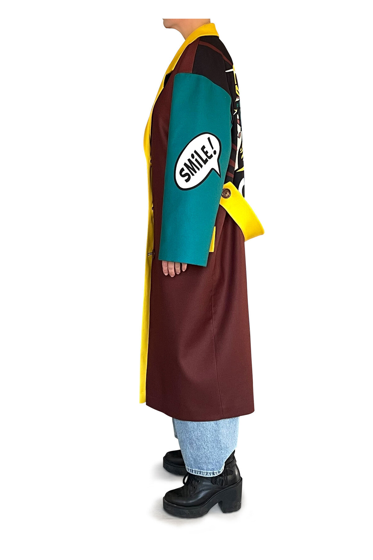 Brillare Dress  Desenli Palto - Görsel 3