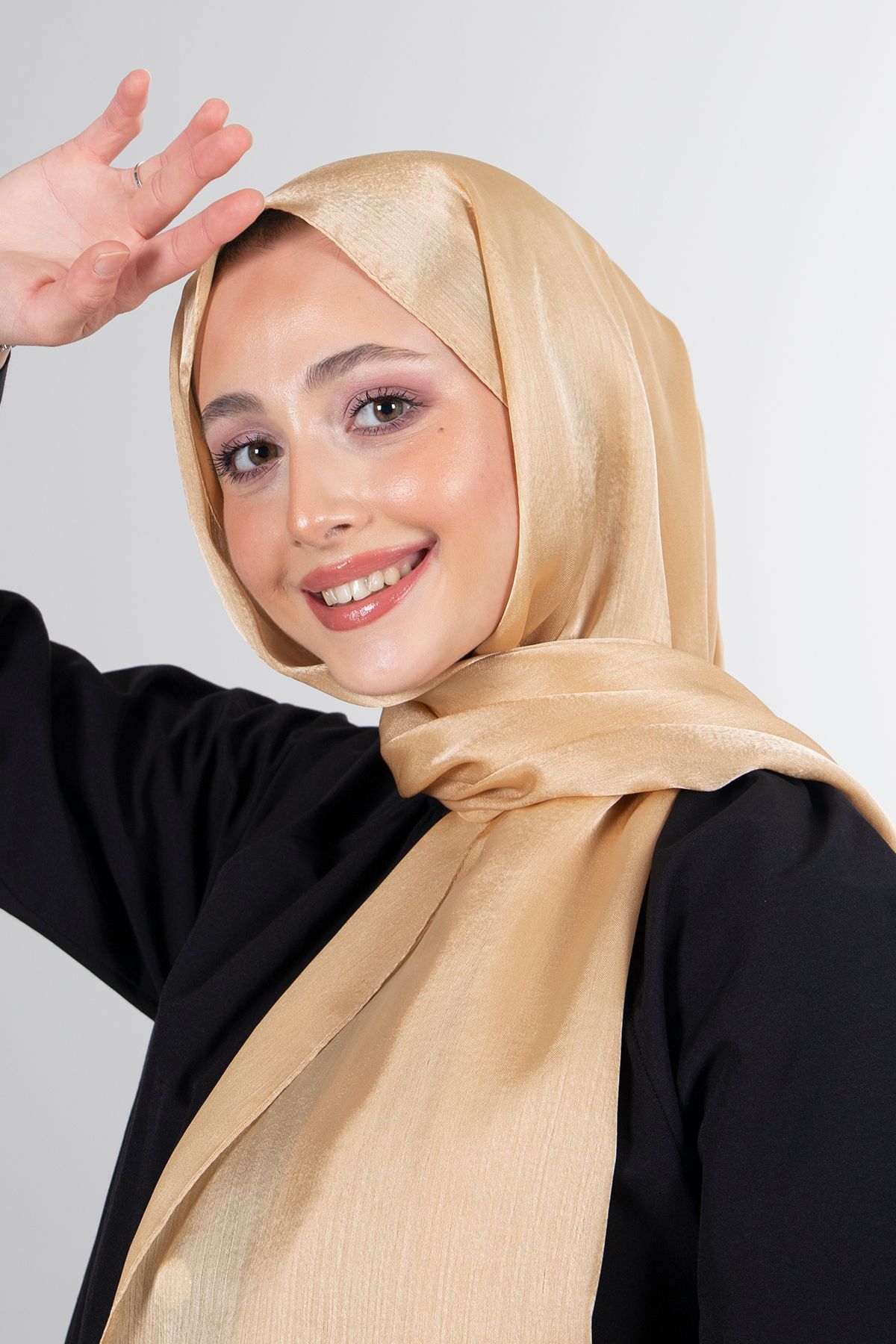 HAREM SCARF-Gold Janjan Shawl 5