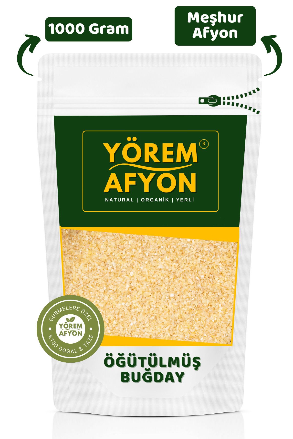 Gülçehre Yörem Afyon Meşhur Afyonkarahisar Günlük Taze Öğütülmüş Buğday (GÖCE) {triticum Aestivum} | 1000gr.