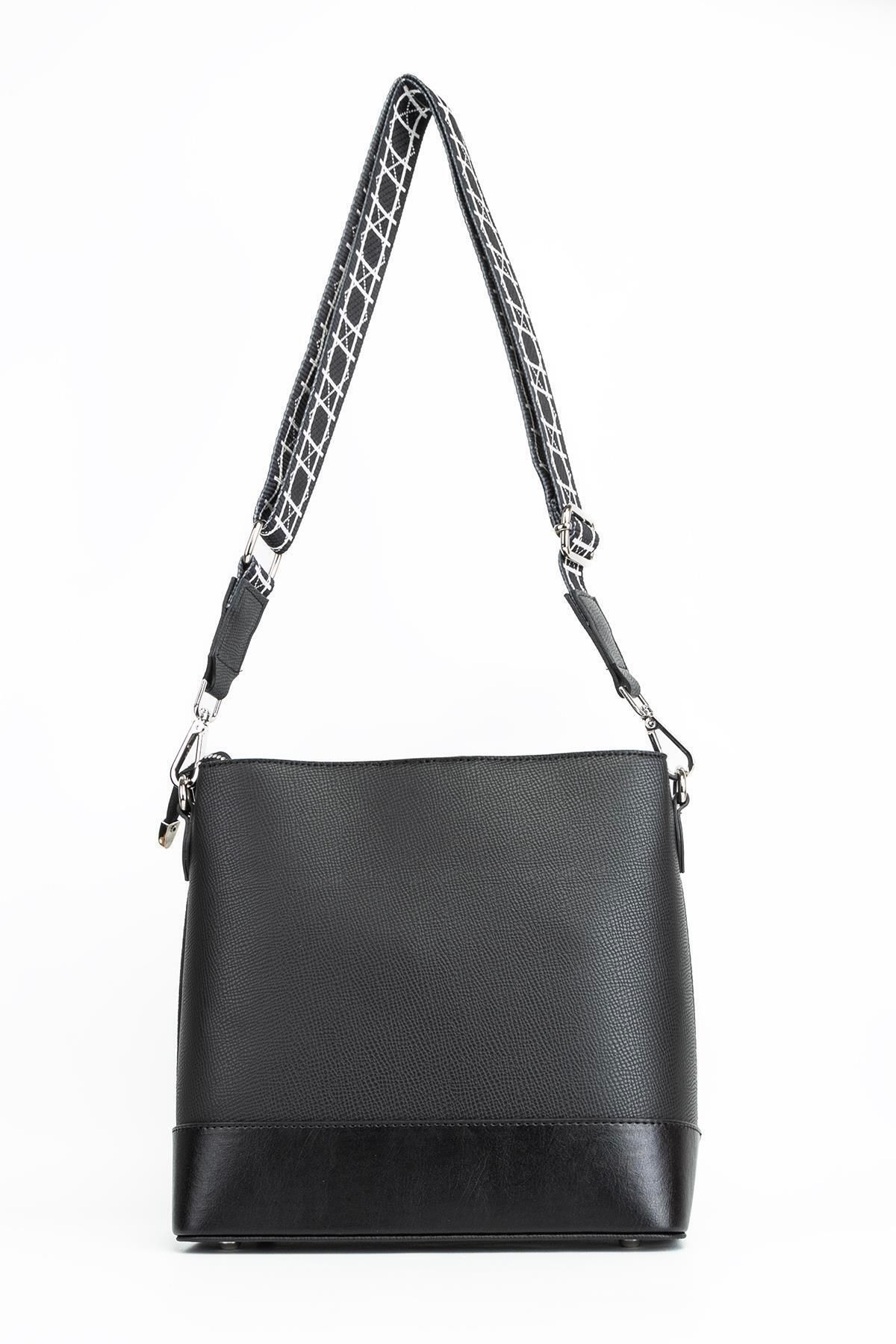 HNB-Madame Vera Mv011 Istanbul Black Shoulder Bag - Crossbody, Rk 4