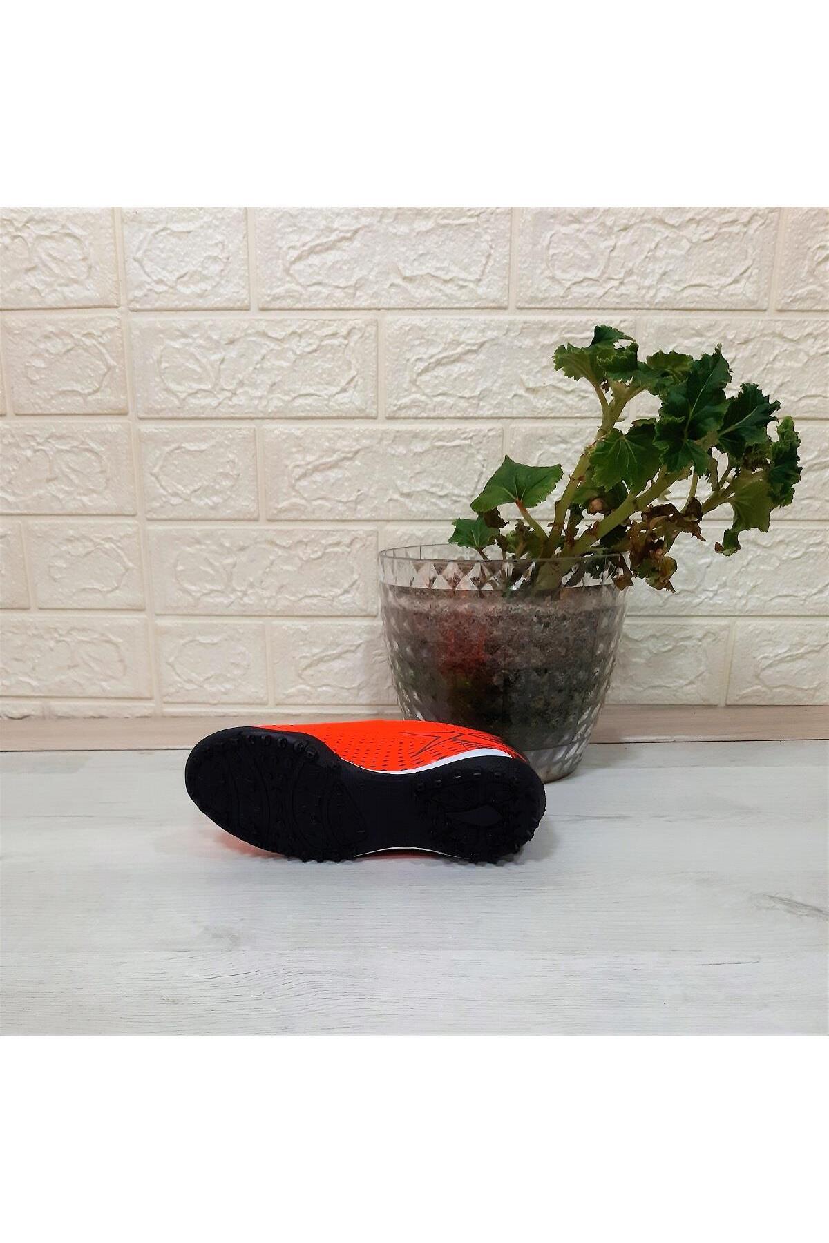 کفش Kinetix فوتبال برتون J Turf Neonorange Velcro Turf اورجینال - تصویر 7