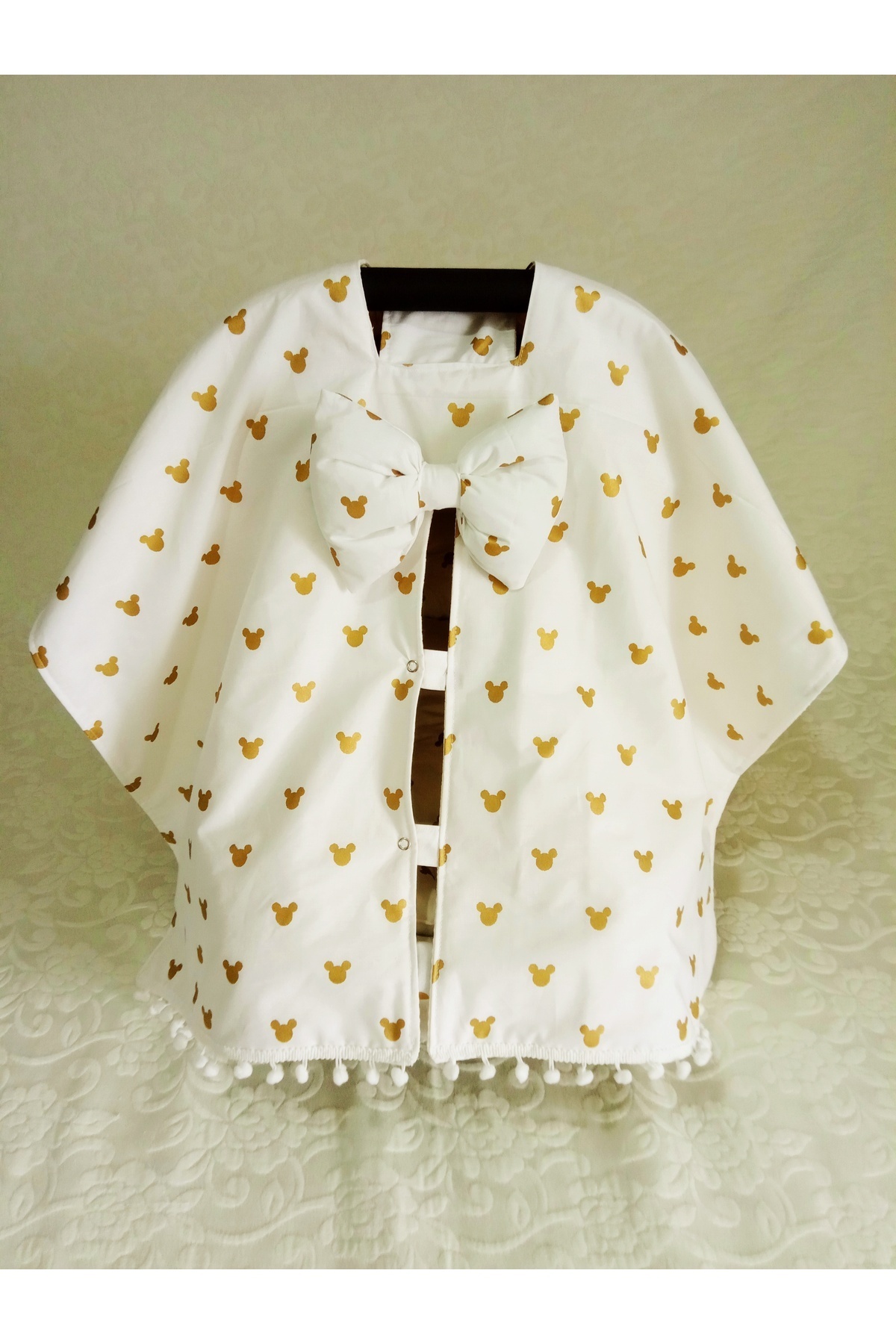 Wenaris ÇİFT TARAFLI PANÇO Puset örtüsü, Puset minderi, Puset çarşafı, 3 parça fotoğrafı 2 (önizleme)