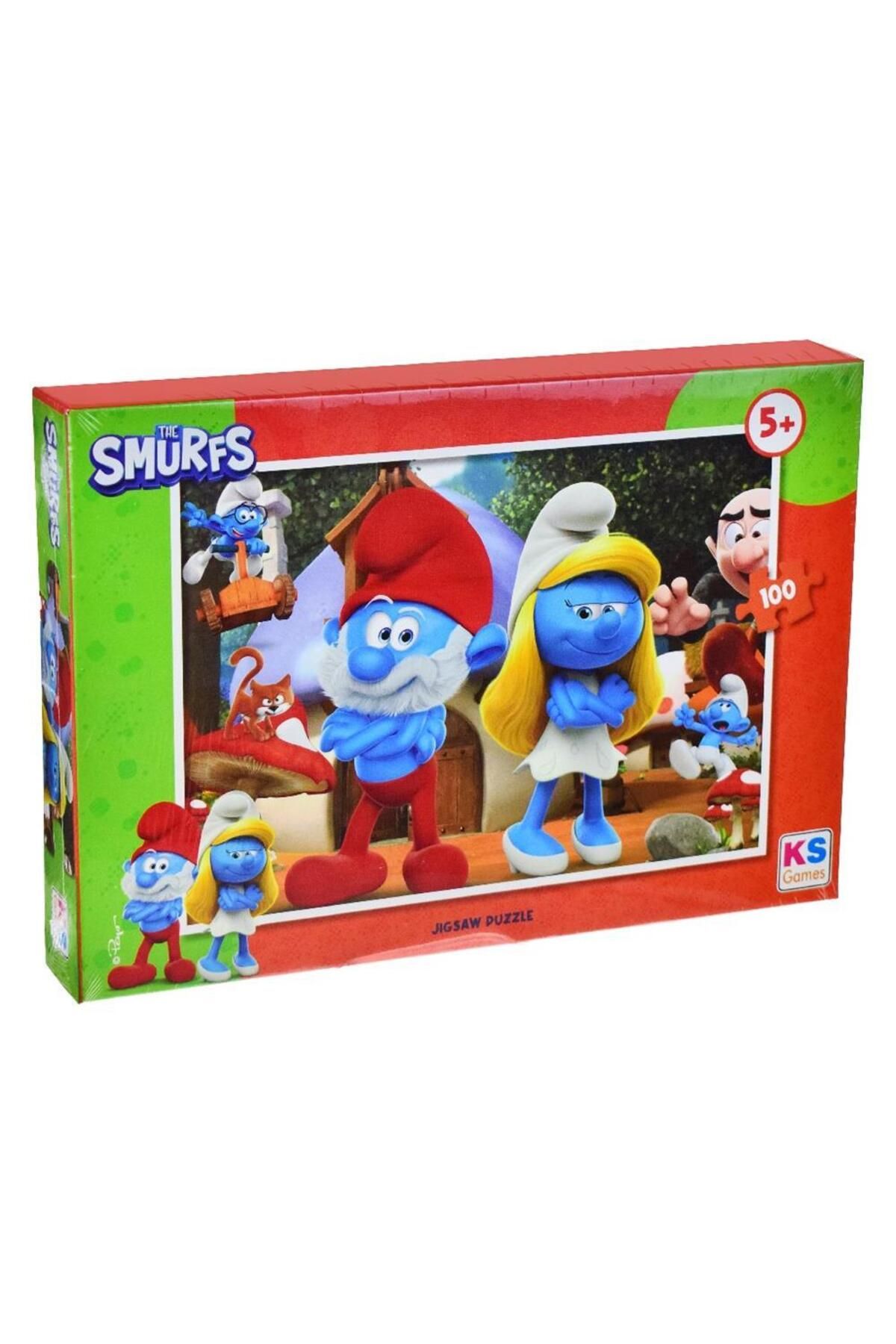 پازل 100 قطعه SMURF SMR714 Ks Games