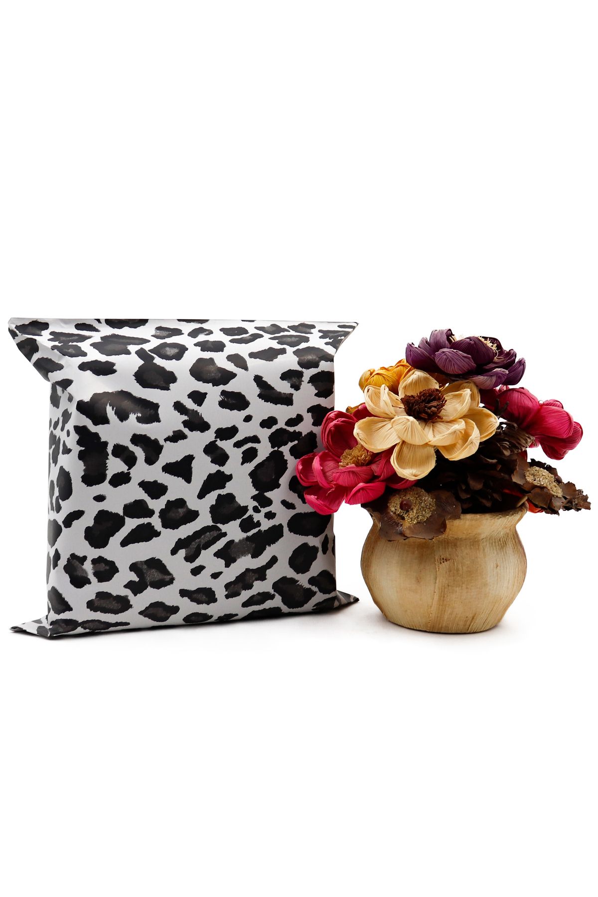reprodesign Pachet Cadou Metalizat Cu Model Leopard De Lux 25x35 5 Bucăți, Pungă Cadou - One Size