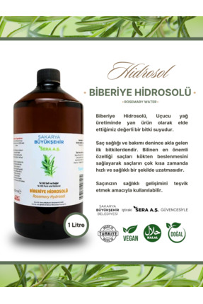 SBB SERA Biberiye Suyu Hidrosolü 1 L (hidrosol/hidrolat)