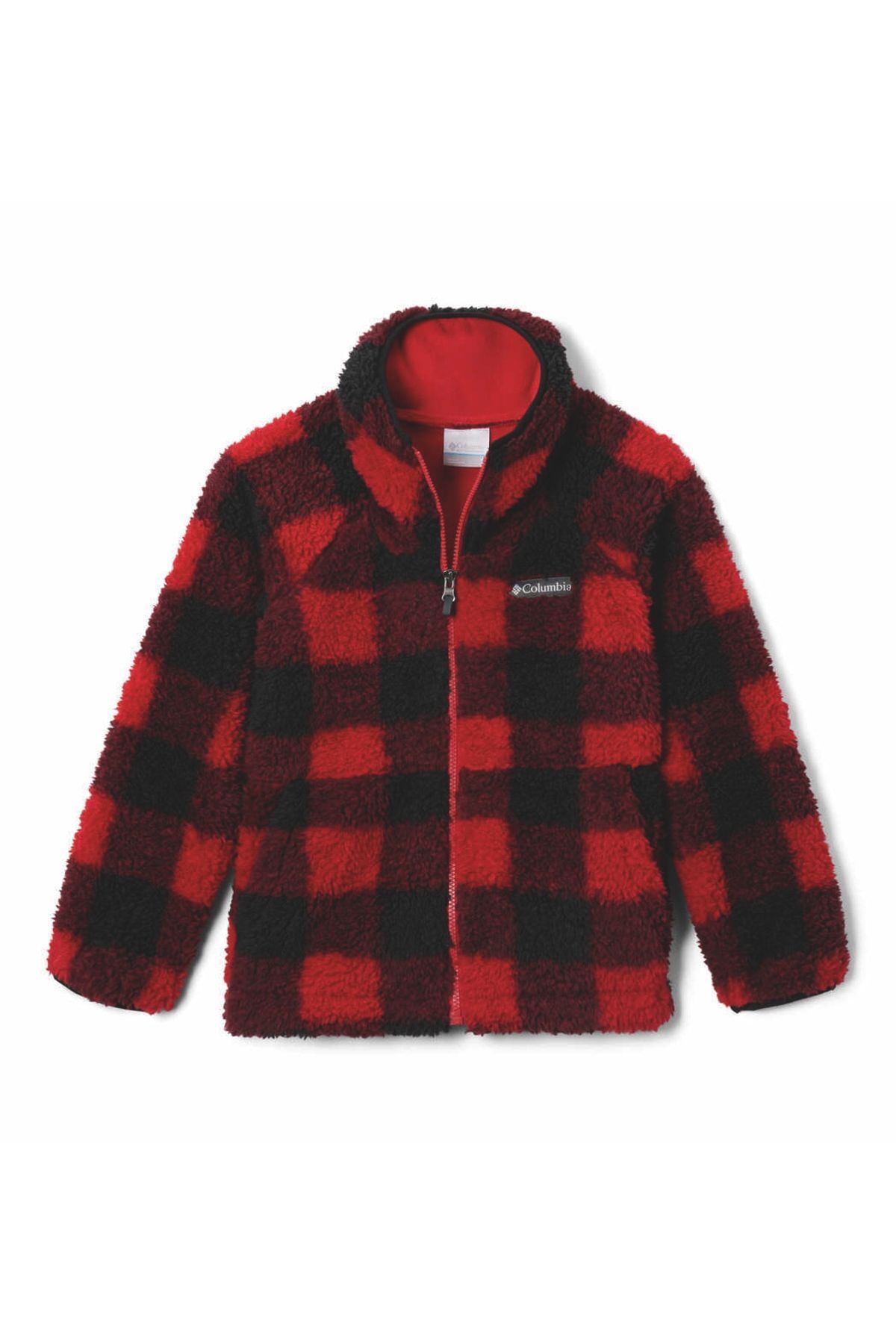 Columbia red and black plaid jacket sales