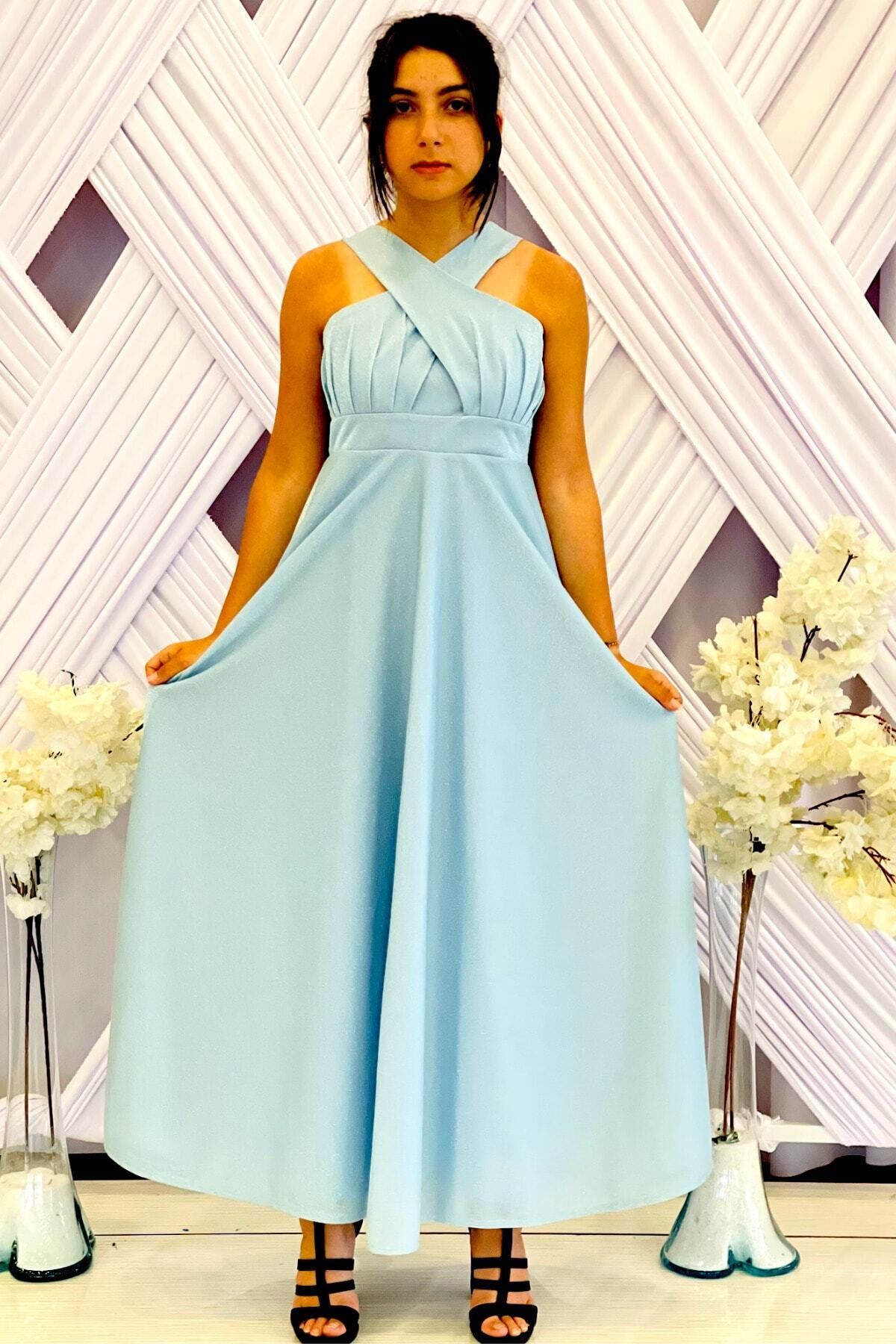 Jannock Rochie De Seara Lunga Din Tesatura Din Satin Monorail Pentru Fete Rochie De Bal De Absolvire Femeie - 12–13 years