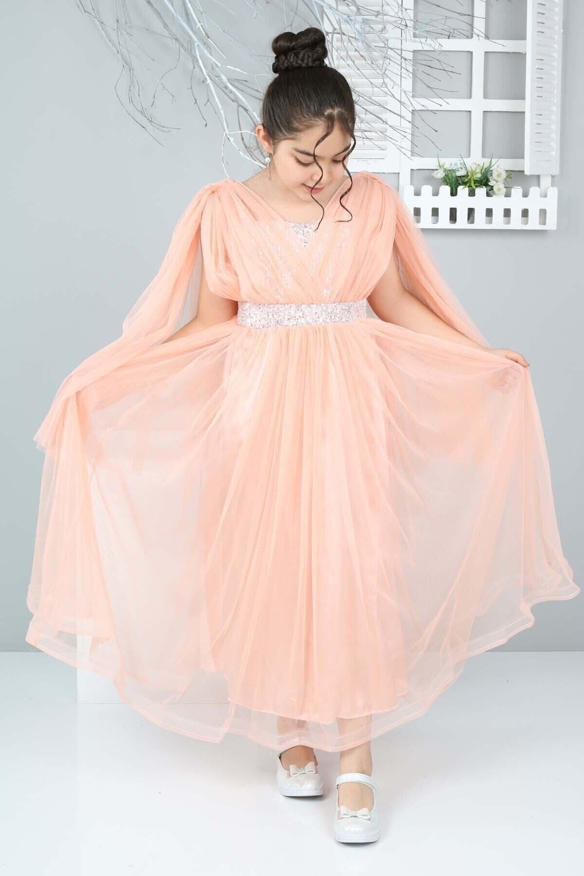 Salmon deals prom dress