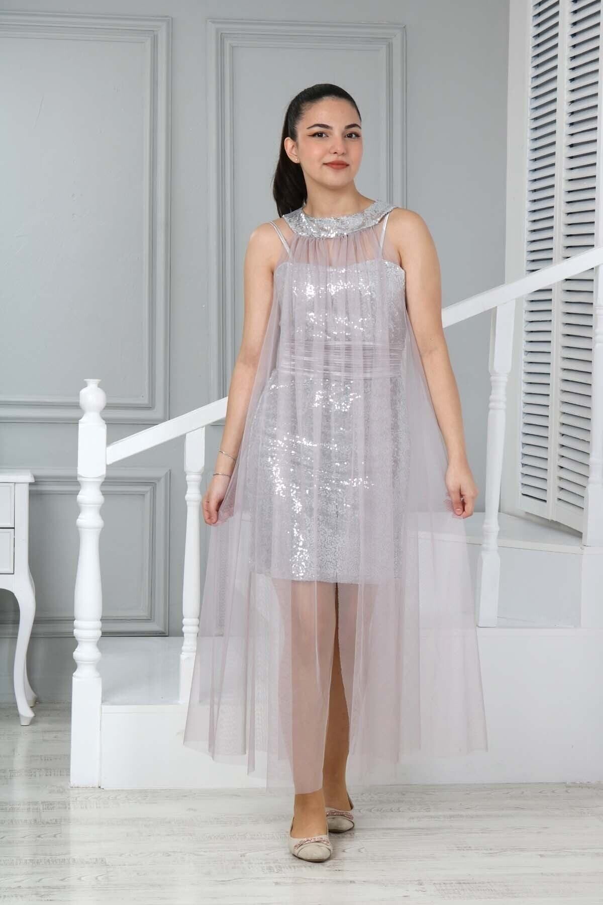 Jannock-Young Girl's Short Evening Dress Wedding Graduation Dress 9 Years-10 Years-11 Years-12 Years-13 Years-14 Years Old 3