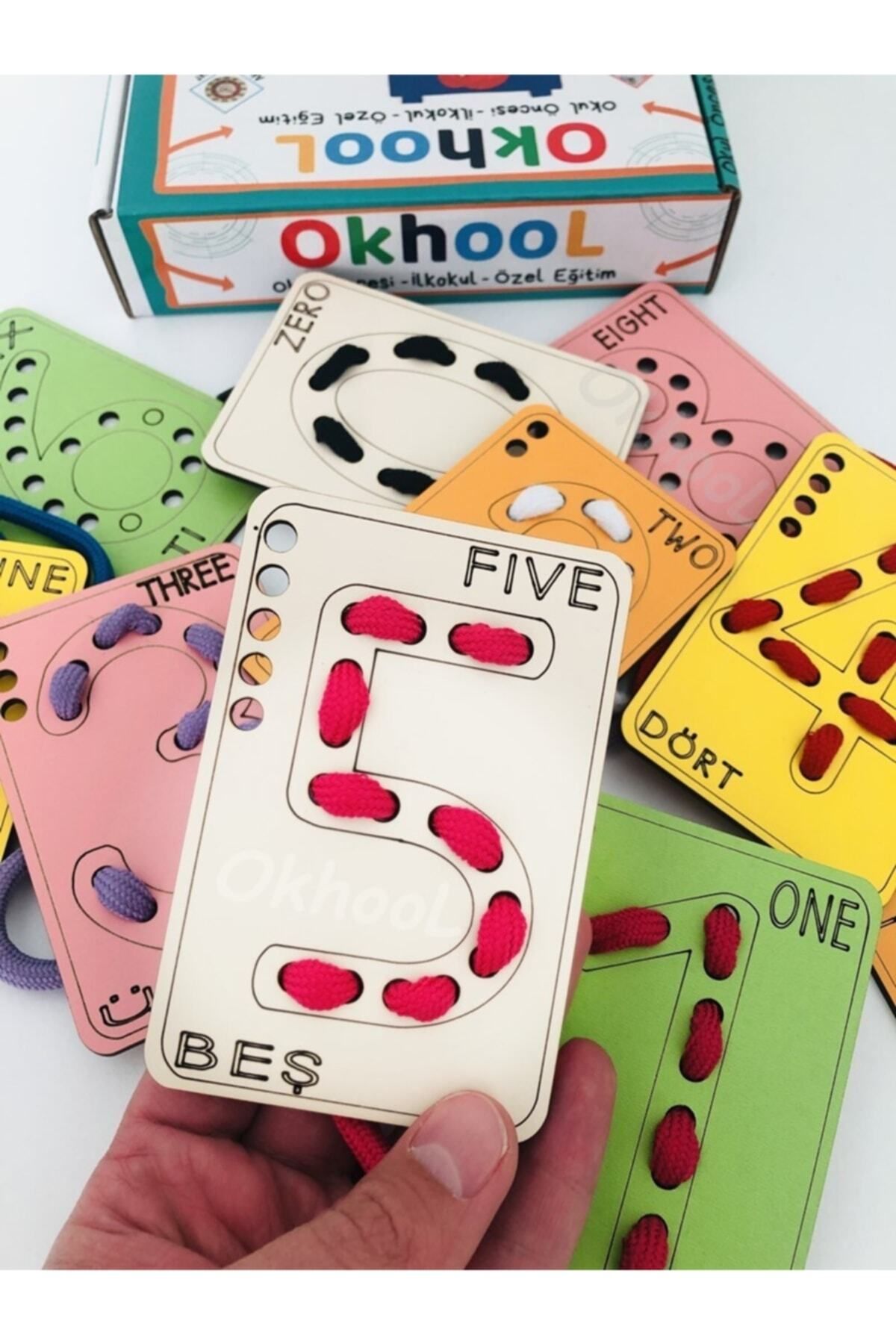 Okhool-Stringing - Hand Muscle Development - Skill Set - English Numbers 3